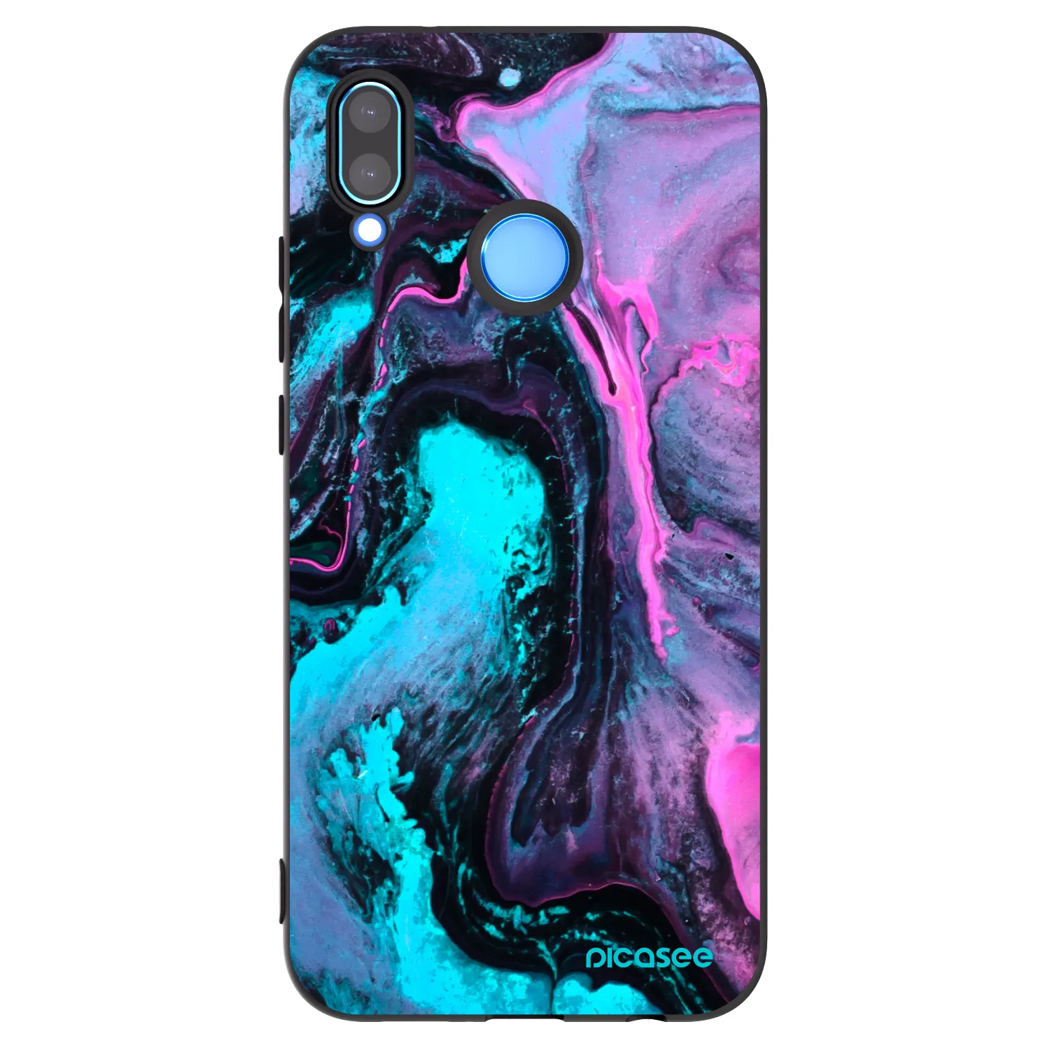 Picasee Huawei P20 Lite Hülle - Schwarzes Silikon - Lean 2