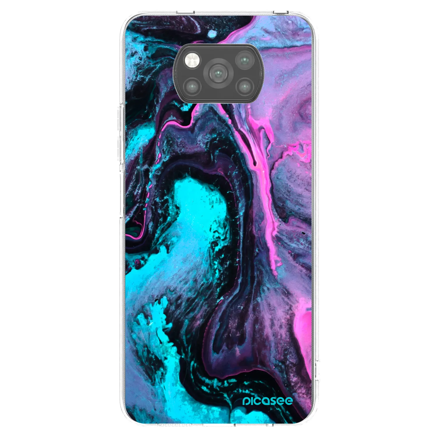 Picasee Xiaomi Poco X3 Pro Hülle - Schwarzes Silikon - Lean 2