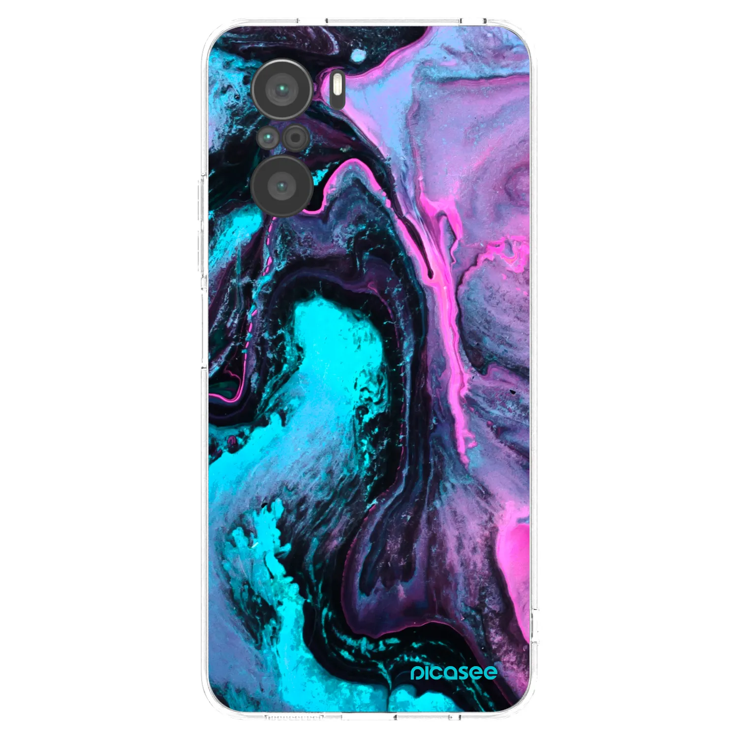 Picasee Xiaomi Poco F3 Hülle - Transparentes Silikon - Lean 2