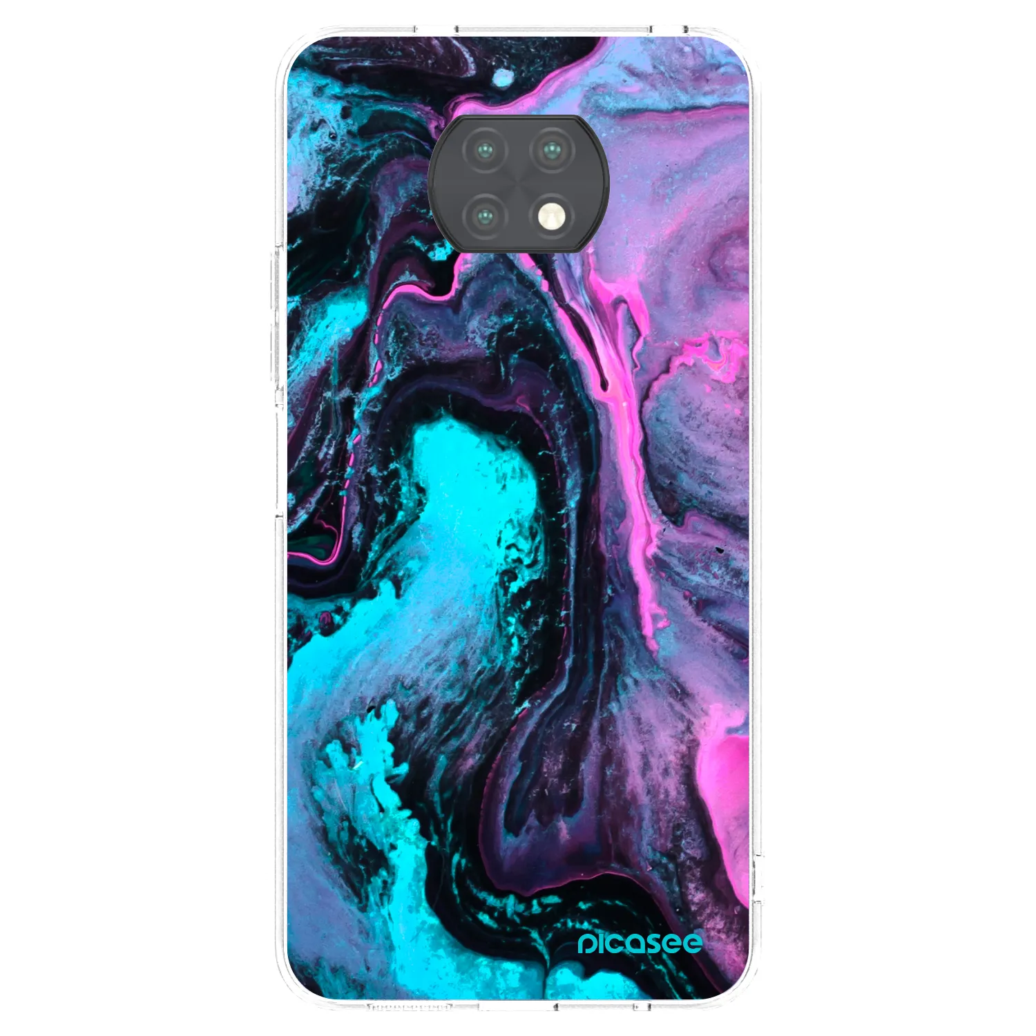 Picasee Xiaomi Redmi Note 9T Hülle - Transparentes Silikon - Lean 2