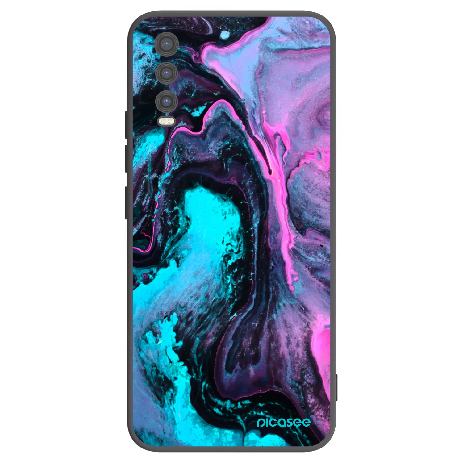 Picasee Vivo Y20s Hülle - Schwarzes Silikon - Lean 2
