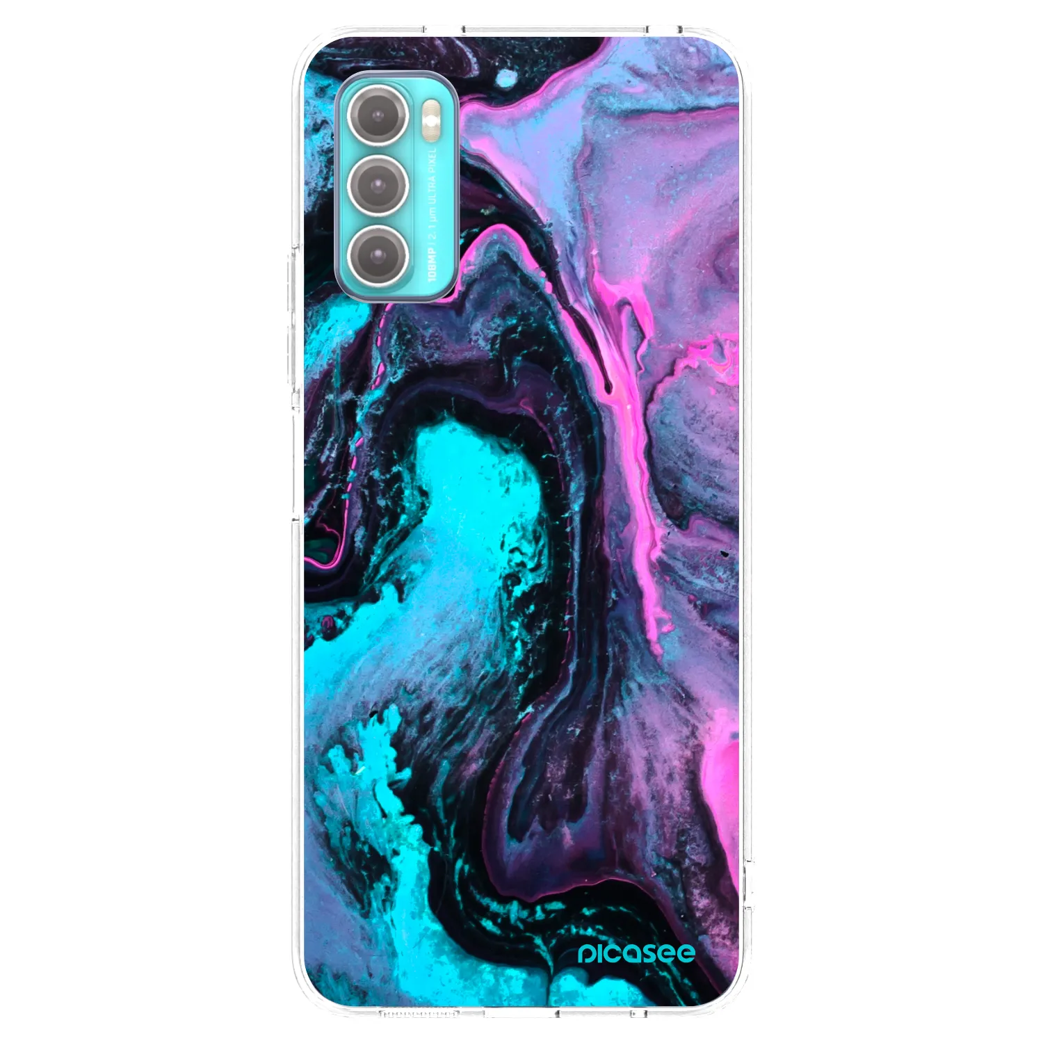 Picasee Motorola Moto G60 Hülle - Transparentes Silikon - Lean 2