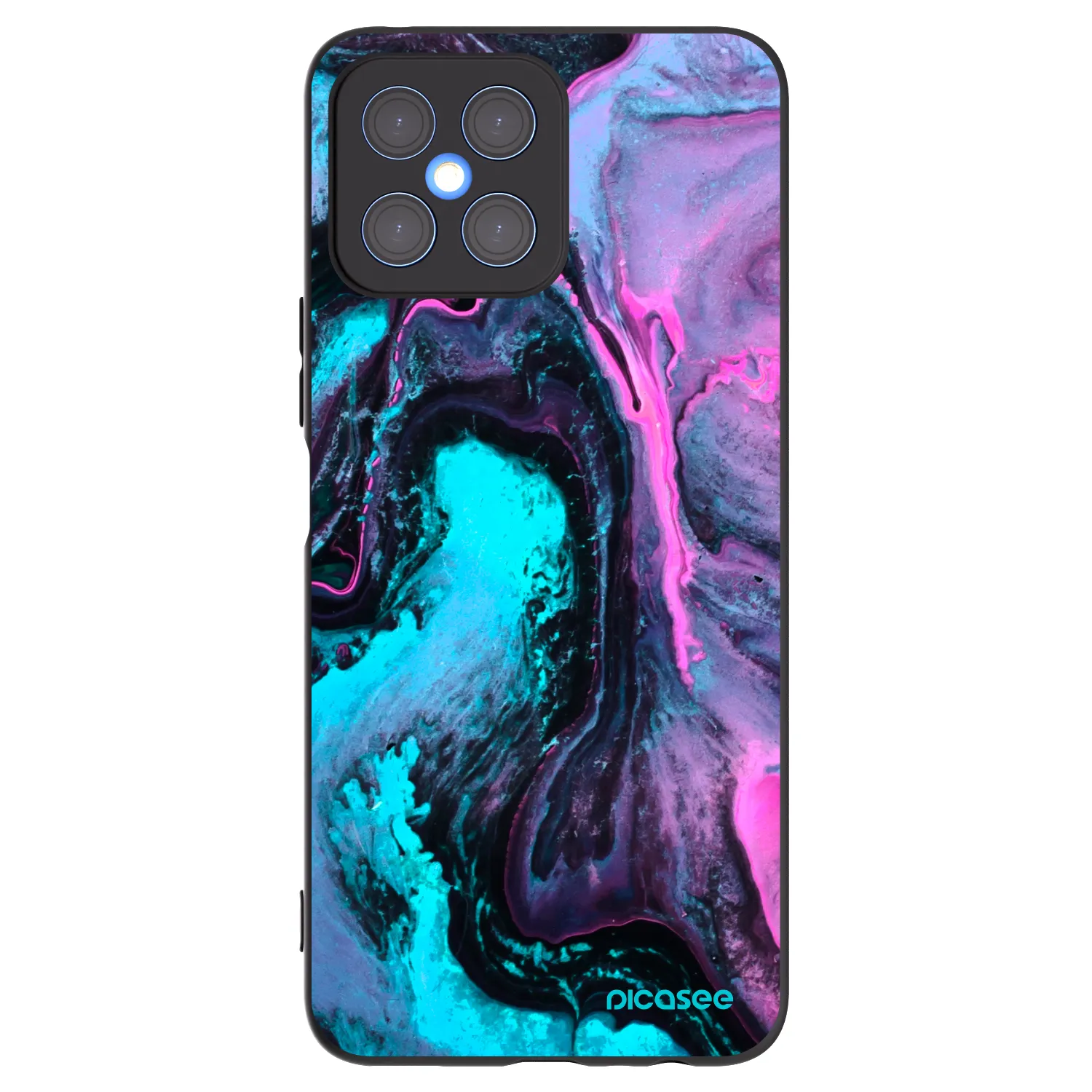 Picasee Honor X8 4G Hülle - Schwarzes Silikon - Lean 2