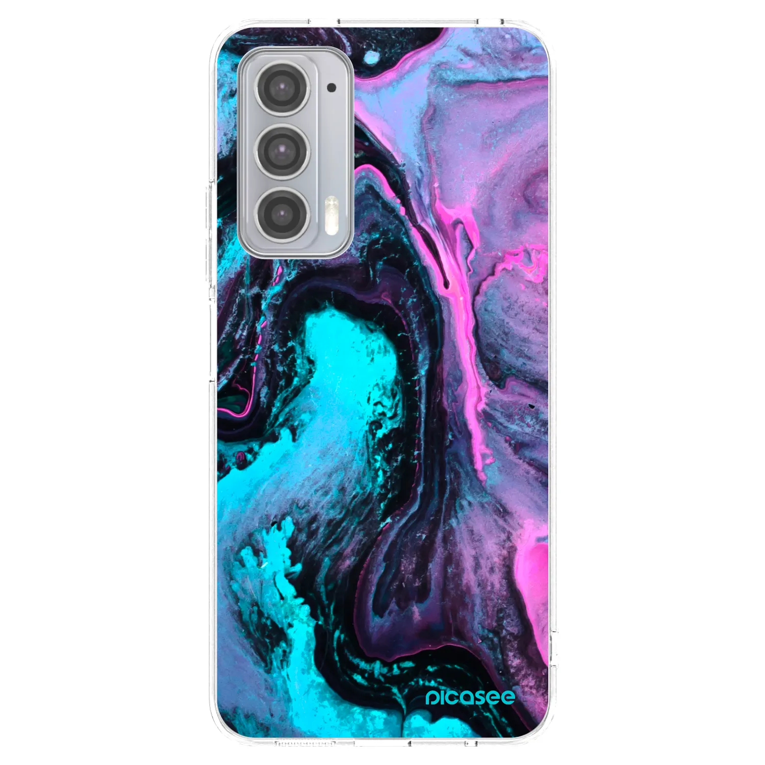 Picasee Motorola Edge 20 Hülle - Transparentes Silikon - Lean 2