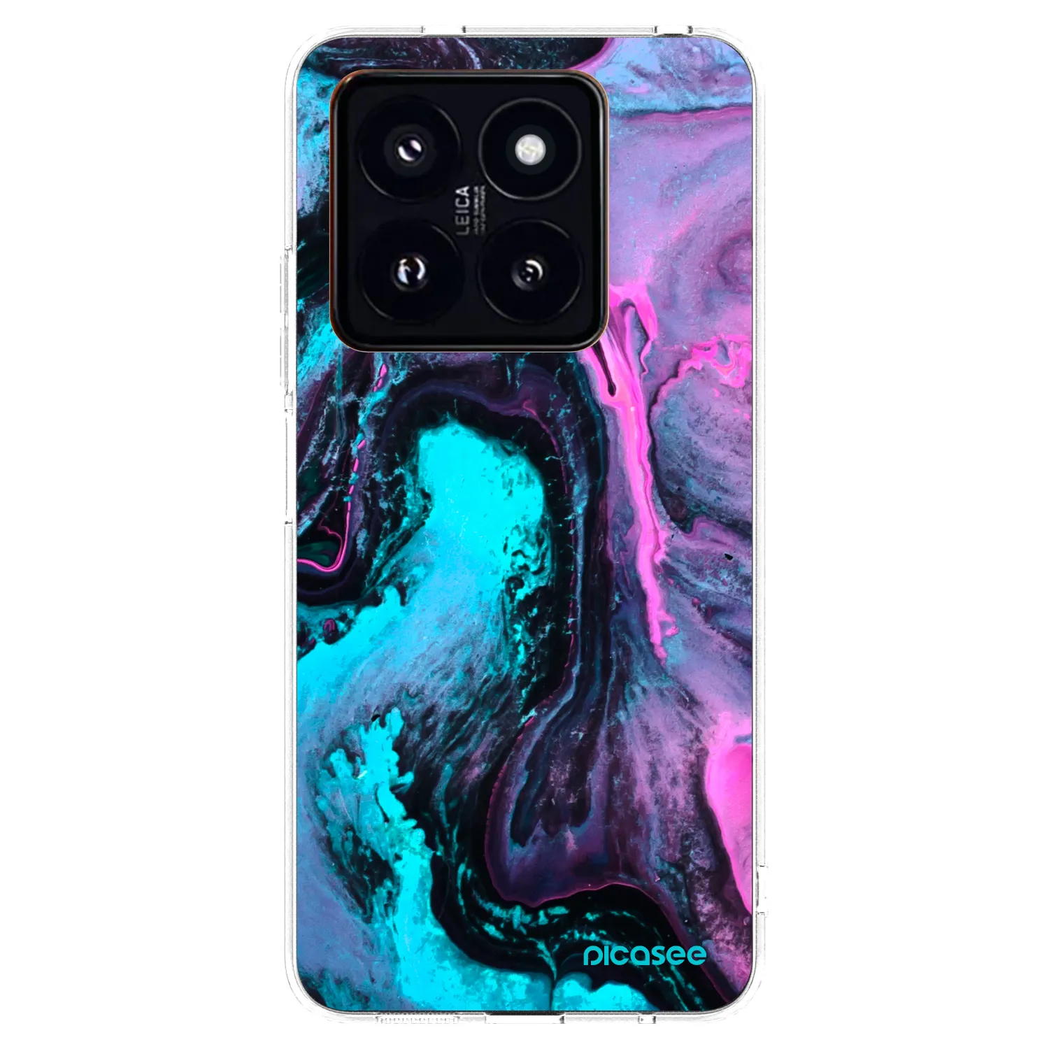 Picasee Xiaomi 14 Pro Hülle - Transparentes Silikon - Lean 2