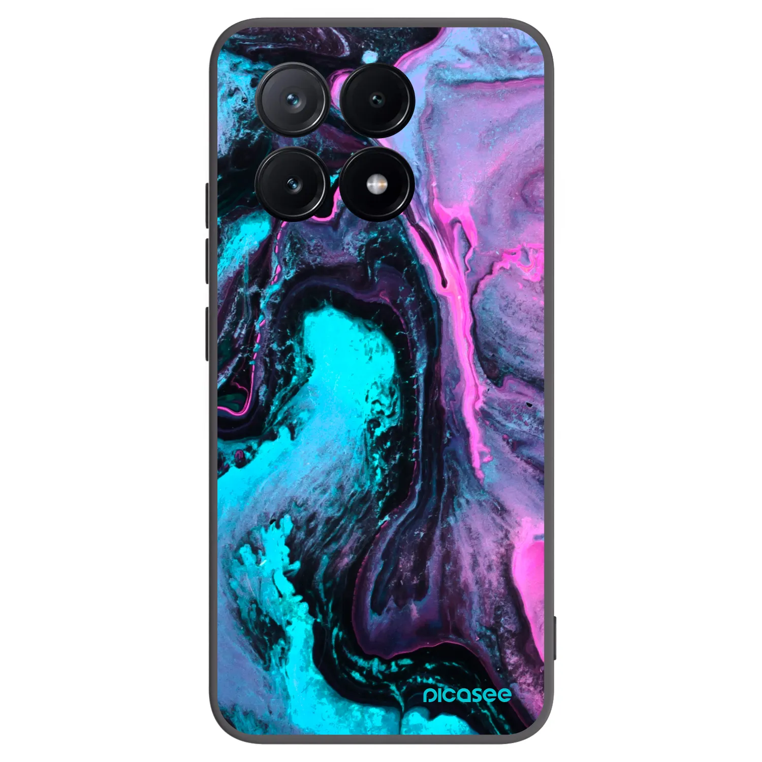 Picasee Xiaomi Poco X6 Pro Hülle - Schwarzes Silikon - Lean 2
