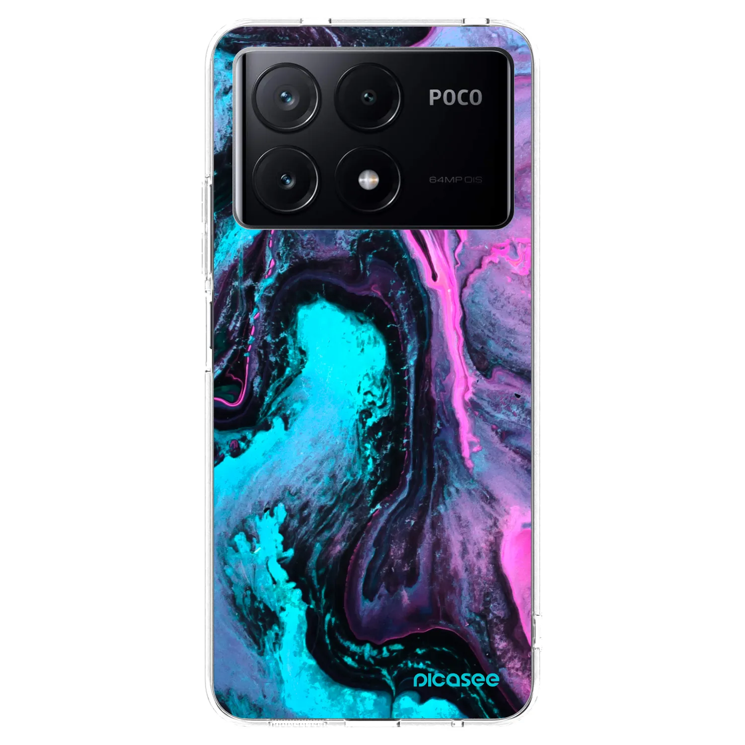 Picasee Xiaomi Poco X6 Pro Hülle - Transparentes Silikon - Lean 2