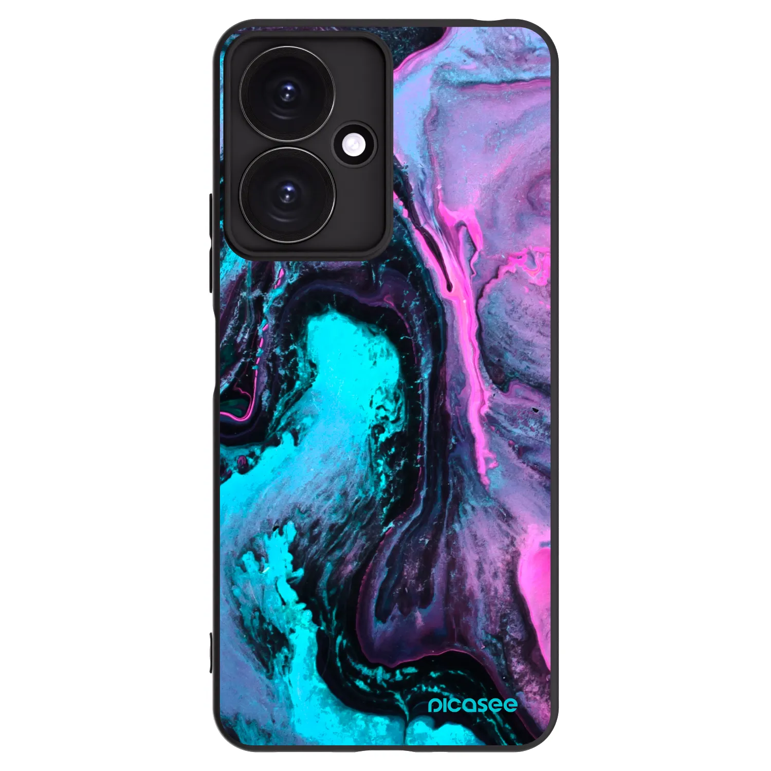 Picasee Xiaomi Redmi 13C 5G Hülle - Schwarzes Silikon - Lean 2