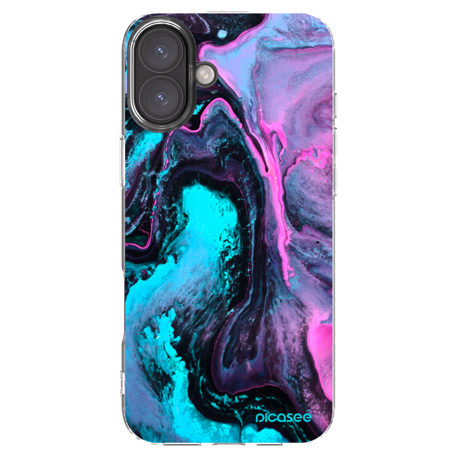 Picasee Apple iPhone 16 Plus Hülle - Transparentes Silikon - Lean 2