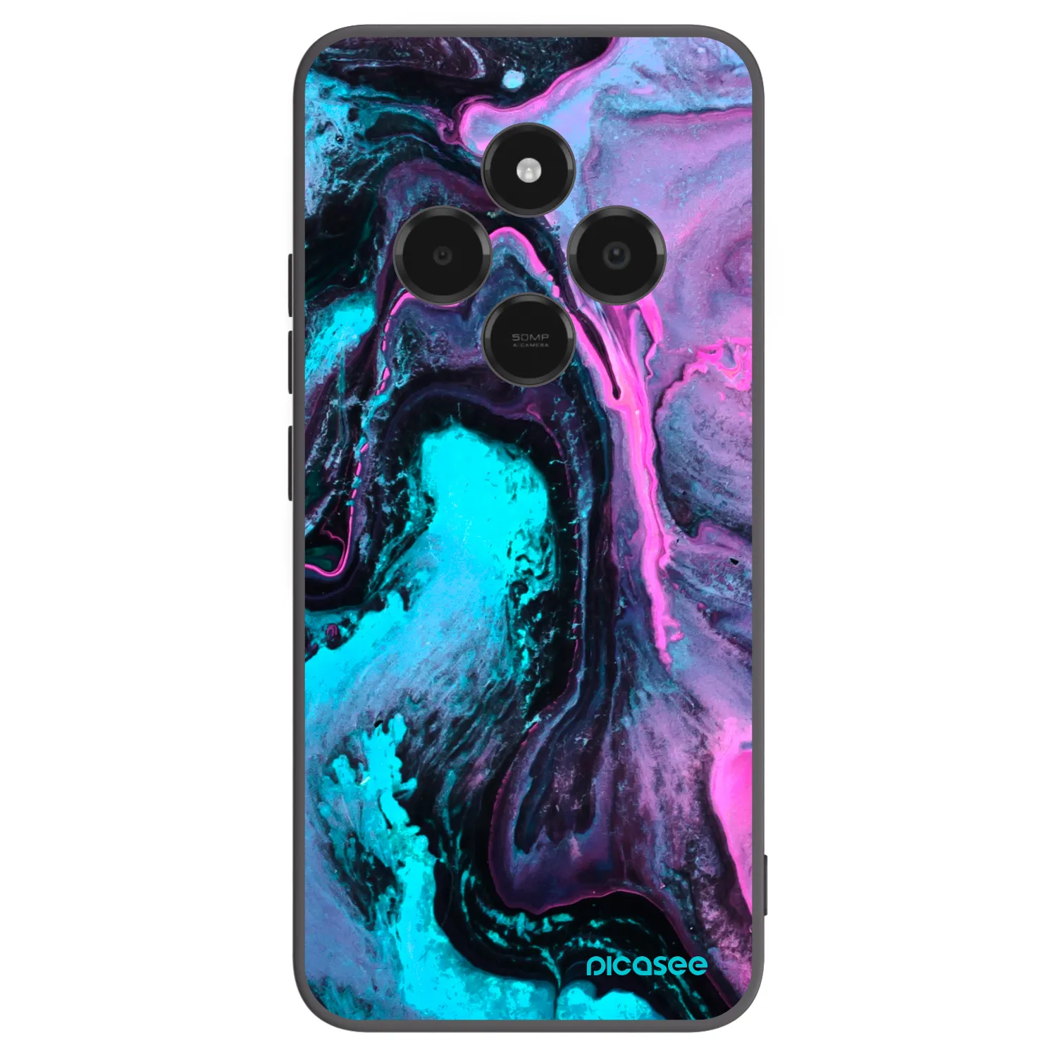 Picasee Xiaomi Poco C75 Hülle - Schwarzes Silikon - Lean 2