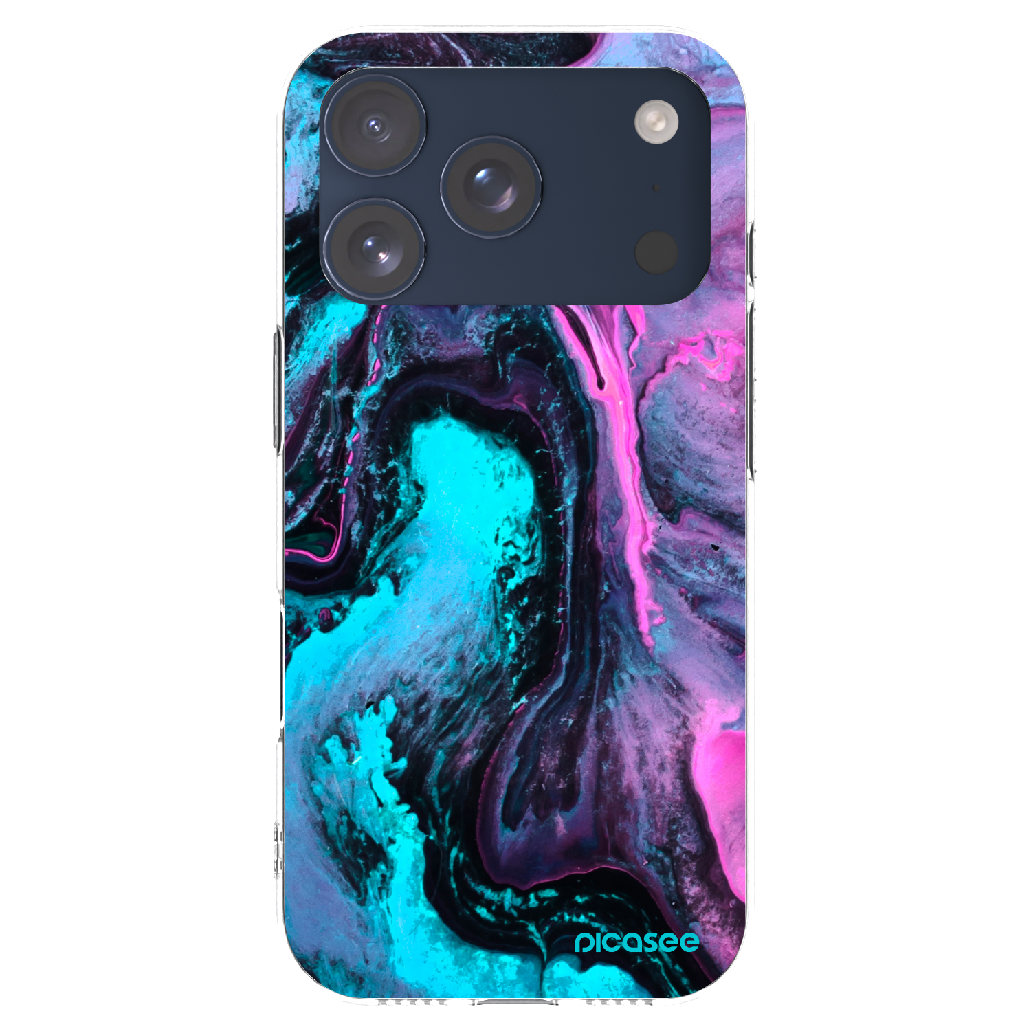 Picasee Apple iPhone 17 Pro Hülle - Transparentes Silikon - Lean 2