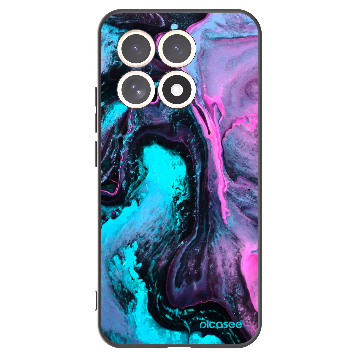 Picasee Xiaomi 15T Hülle - Schwarzes Silikon - Lean 2