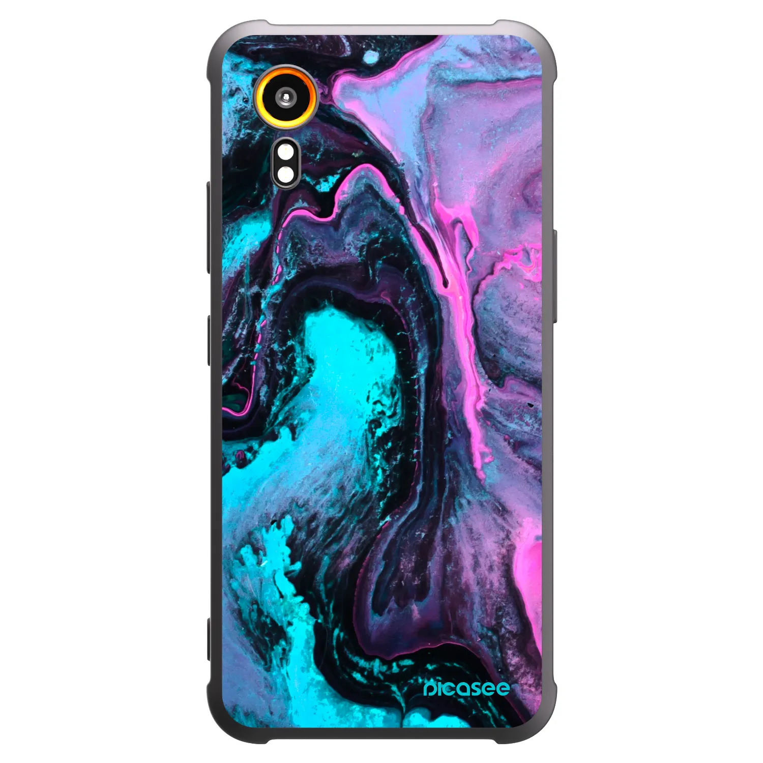 Picasee Samsung Galaxy Xcover 7 Hülle - Schwarzes Silikon - Lean 2