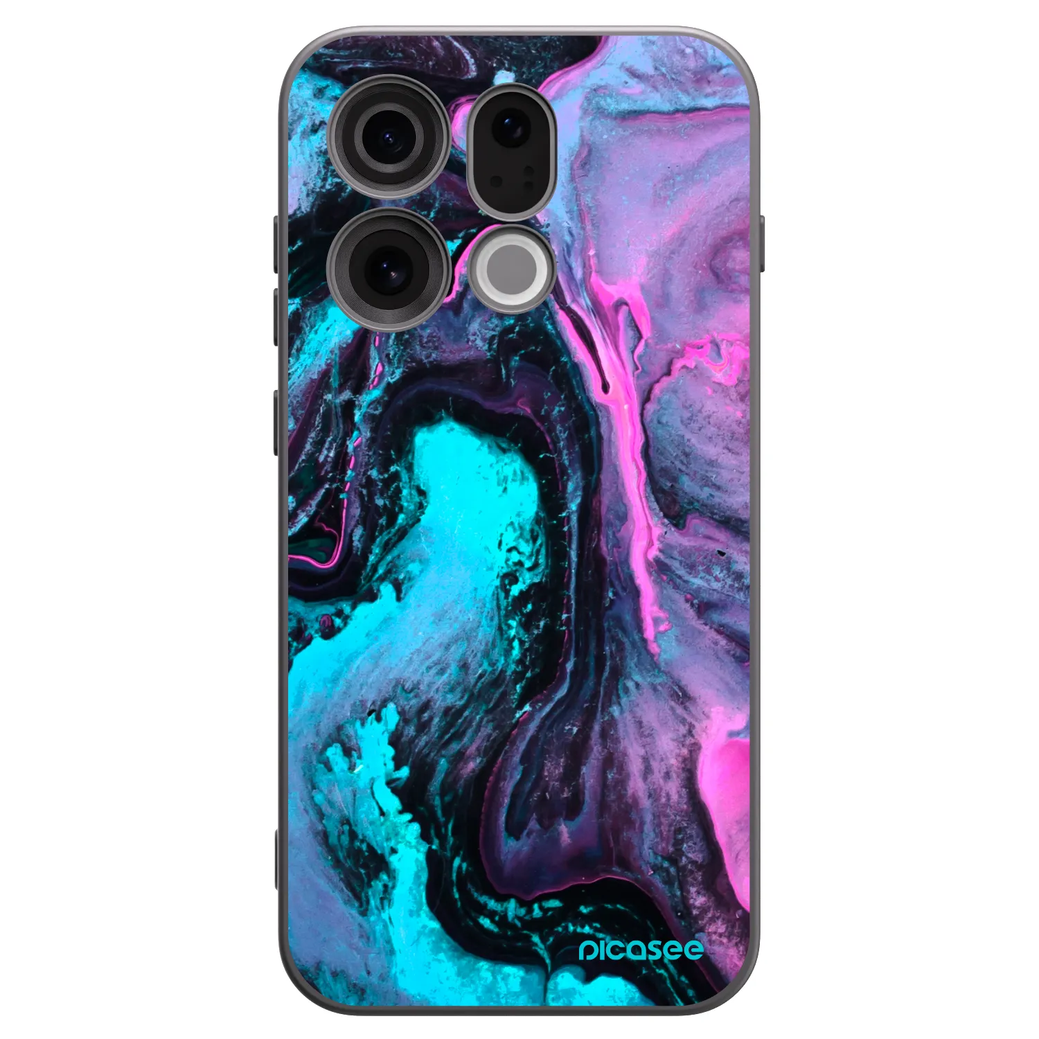 Picasee OPPO Find X9 Hülle - Schwarzes Silikon - Lean 2