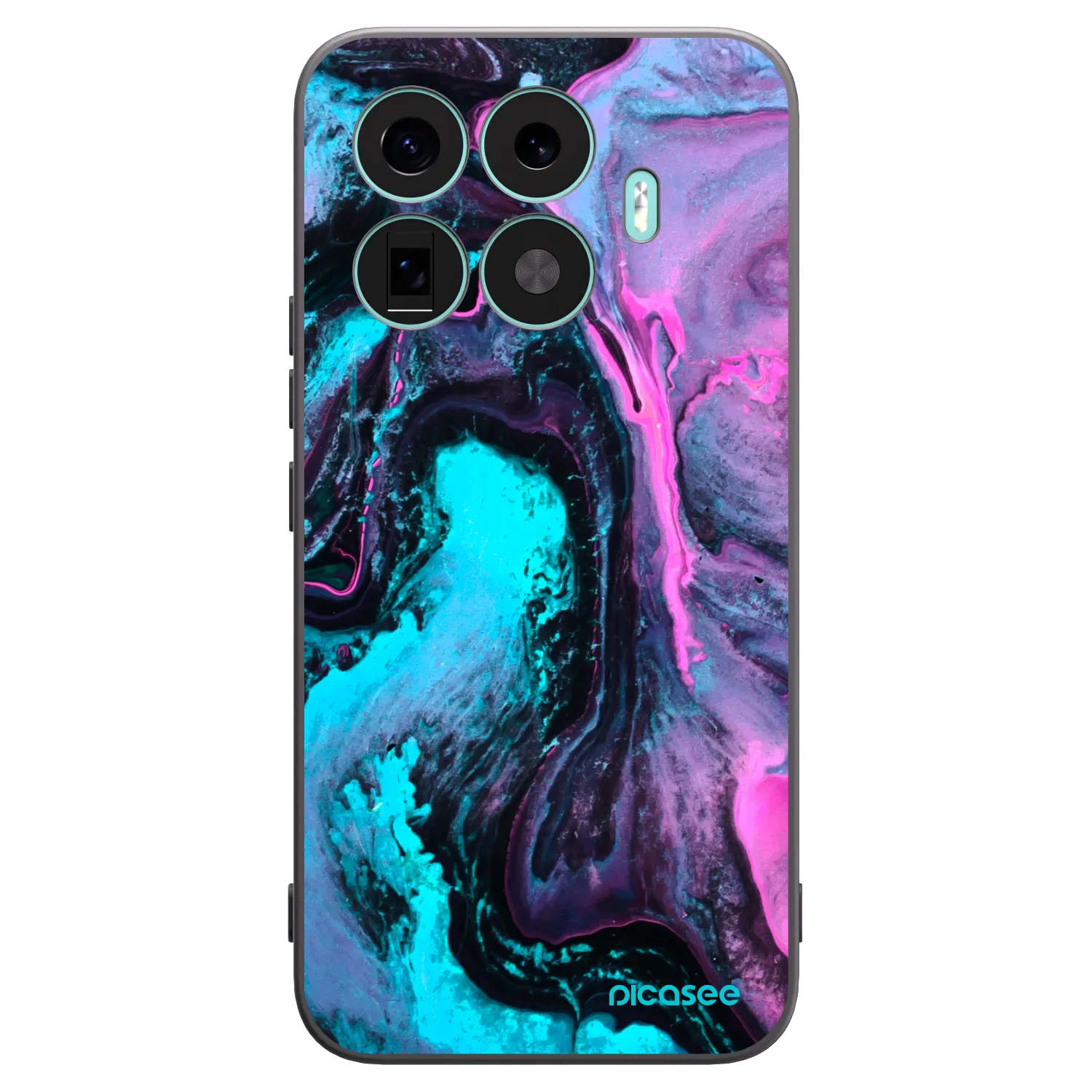Picasee Xiaomi 17T Pro Hülle - Schwarzes Silikon - Lean 2