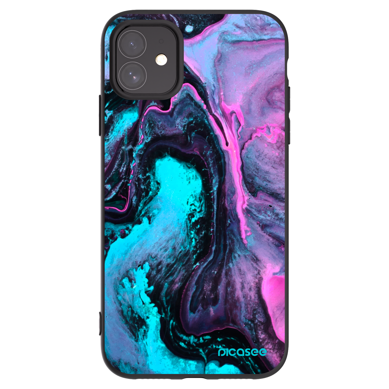 Picasee Apple iPhone 11 Hülle - Schwarzes Silikon - Lean 2