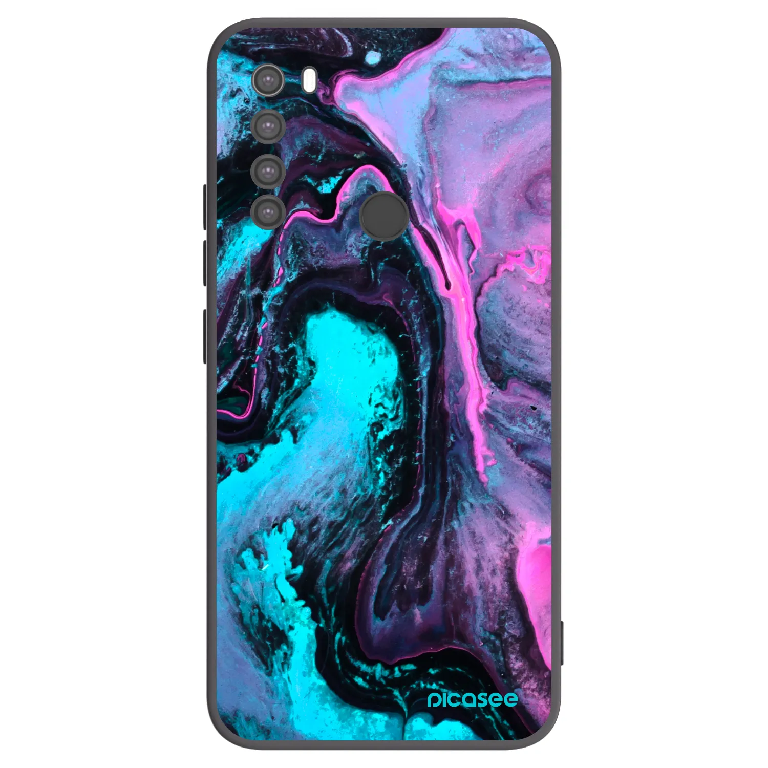 Picasee Xiaomi Redmi Note 8 Hülle - Schwarzes Silikon - Lean 2