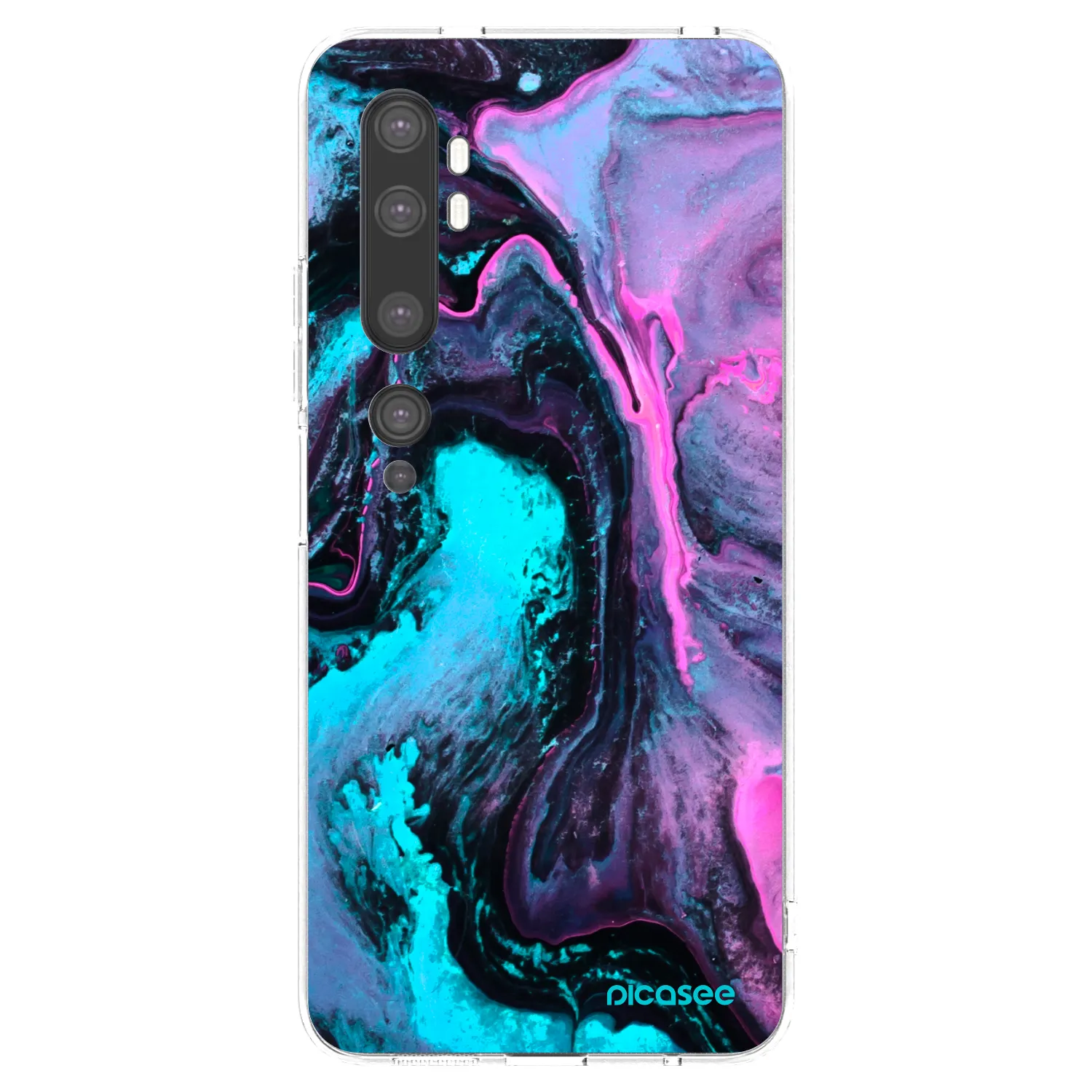 Picasee Xiaomi Mi Note 10 (Pro) Hülle - Transparentes Silikon - Lean 2