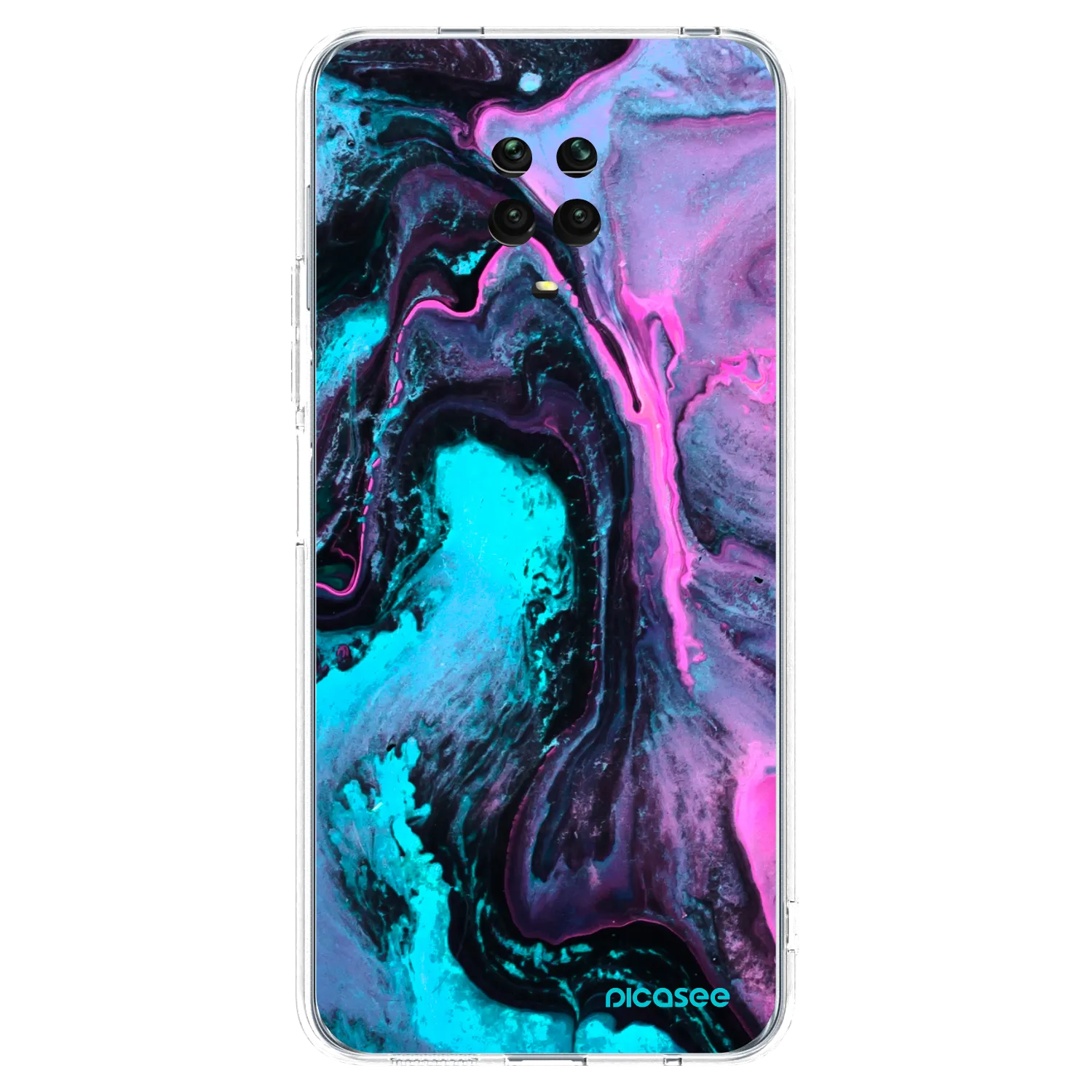 Picasee Xiaomi Redmi Note 9S Hülle - Transparentes Silikon - Lean 2