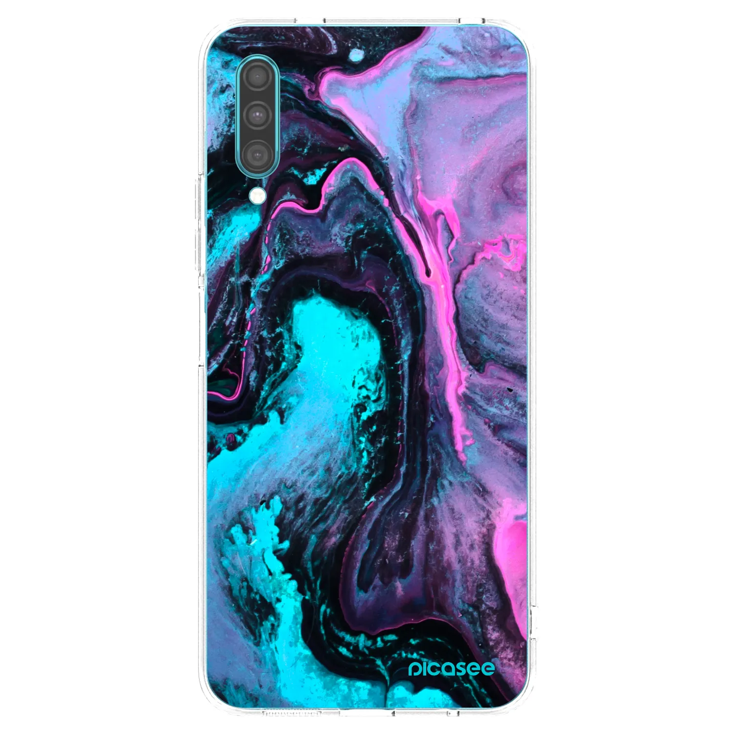 Picasee Samsung Galaxy A30s A307F Hülle - Transparentes Silikon - Lean 2