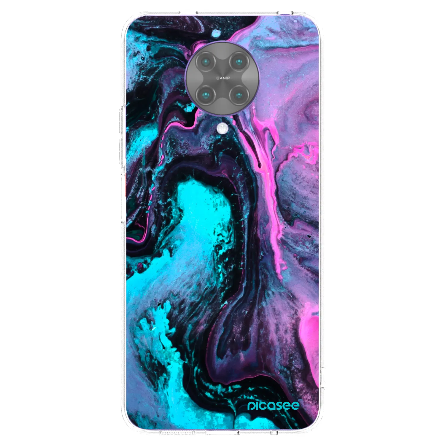 Picasee Xiaomi Poco F2 Pro Hülle - Transparentes Silikon - Lean 2