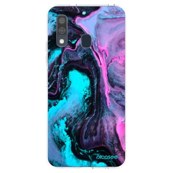 Picasee Samsung Galaxy A40 A405F Hülle - Transparentes Silikon - Lean 2