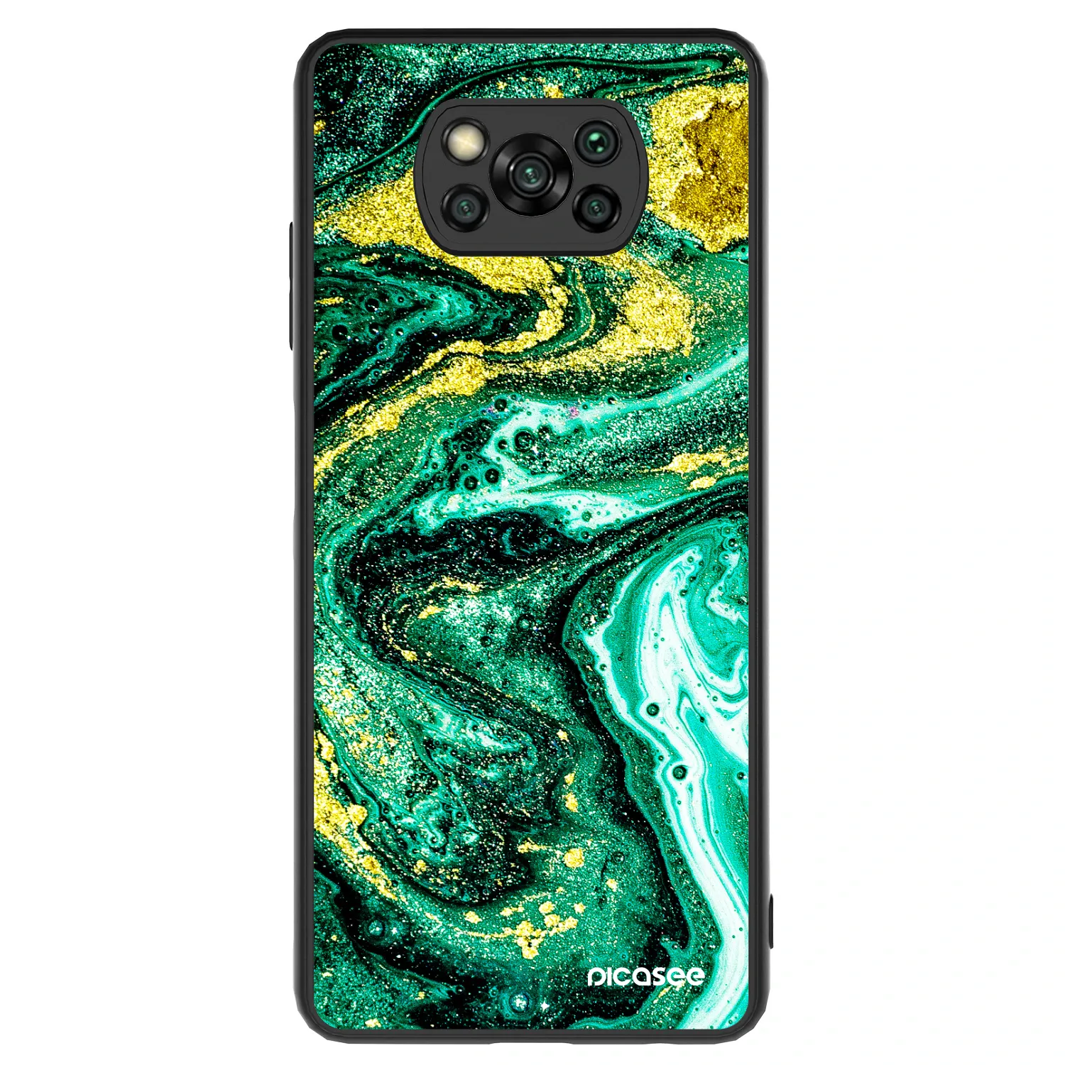 Picasee ULTIMATE CASE für Xiaomi Poco X3 - Green Gold
