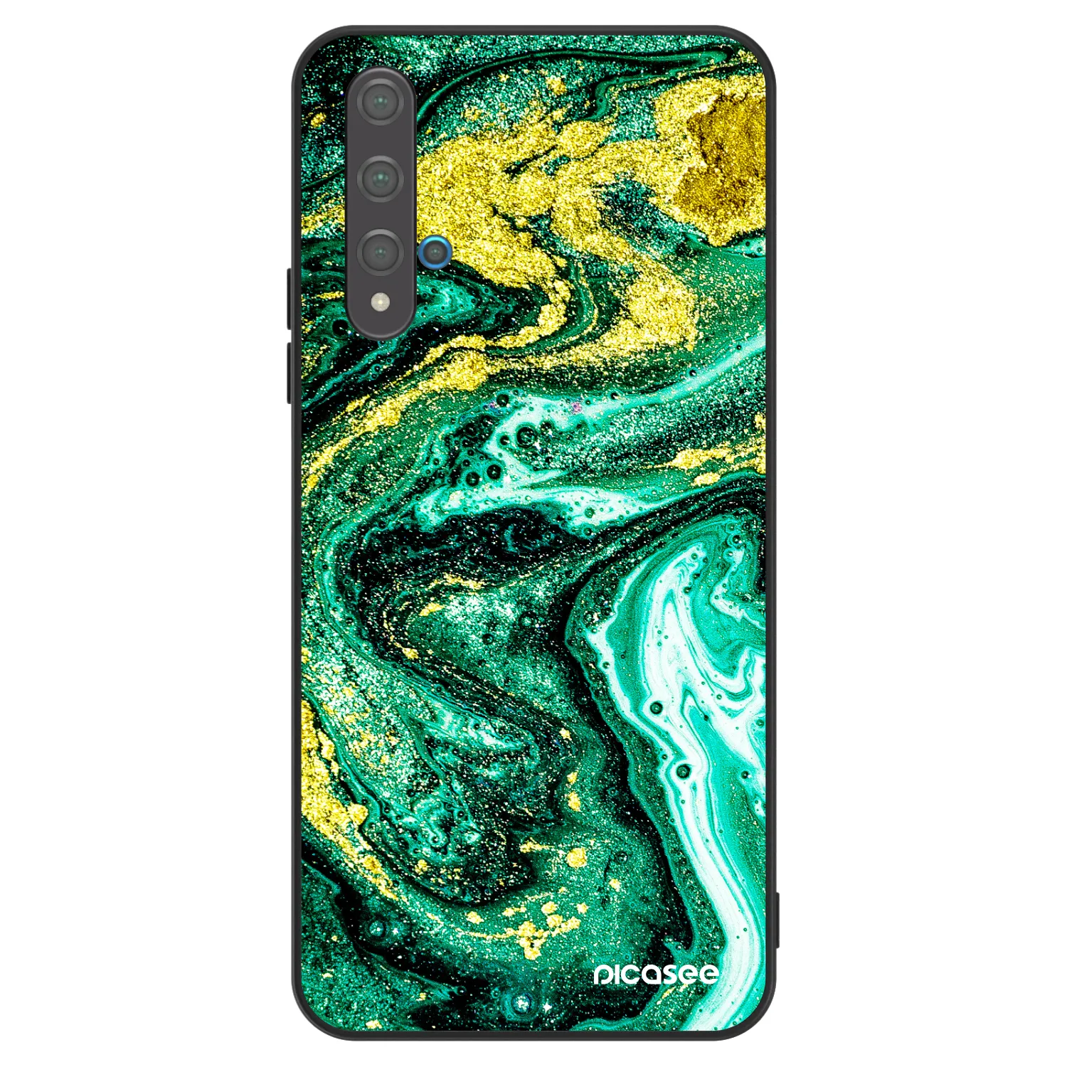 Picasee ULTIMATE CASE für Huawei Nova 5T - Green Gold