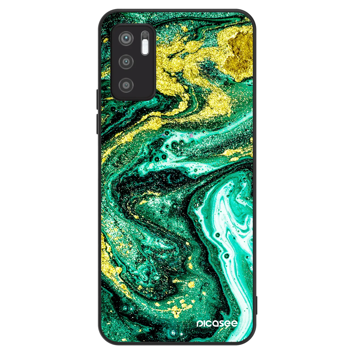 Picasee ULTIMATE CASE für Xiaomi Redmi Note 10 5G - Green Gold