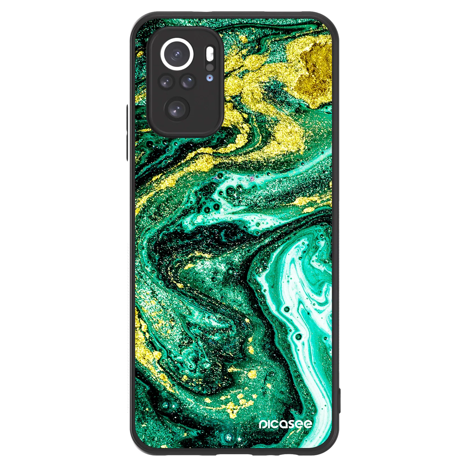 Picasee ULTIMATE CASE für Xiaomi Redmi Note 10S - Green Gold