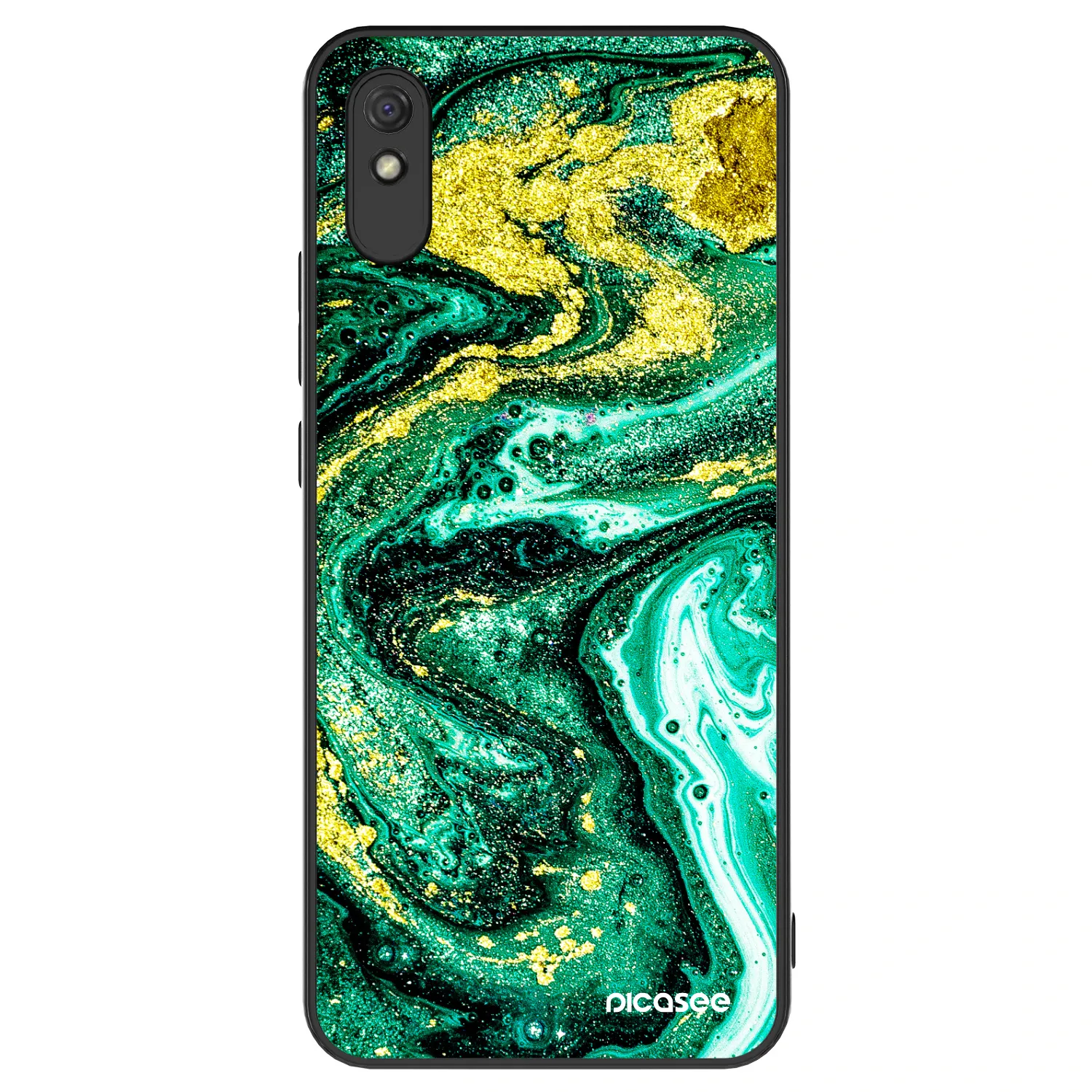Picasee ULTIMATE CASE für Xiaomi Redmi 9AT - Green Gold
