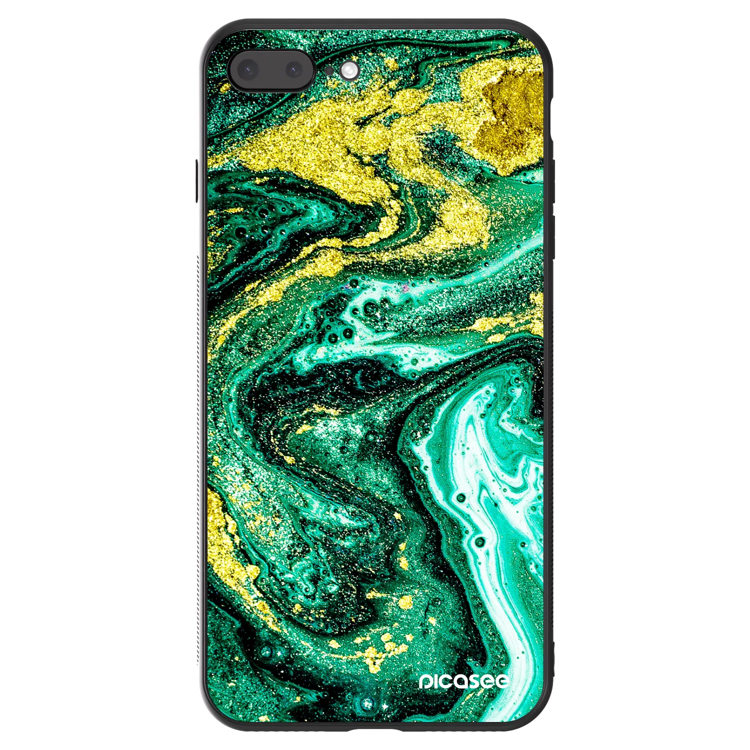 Picasee ULTIMATE CASE für Apple iPhone 8 Plus - Green Gold