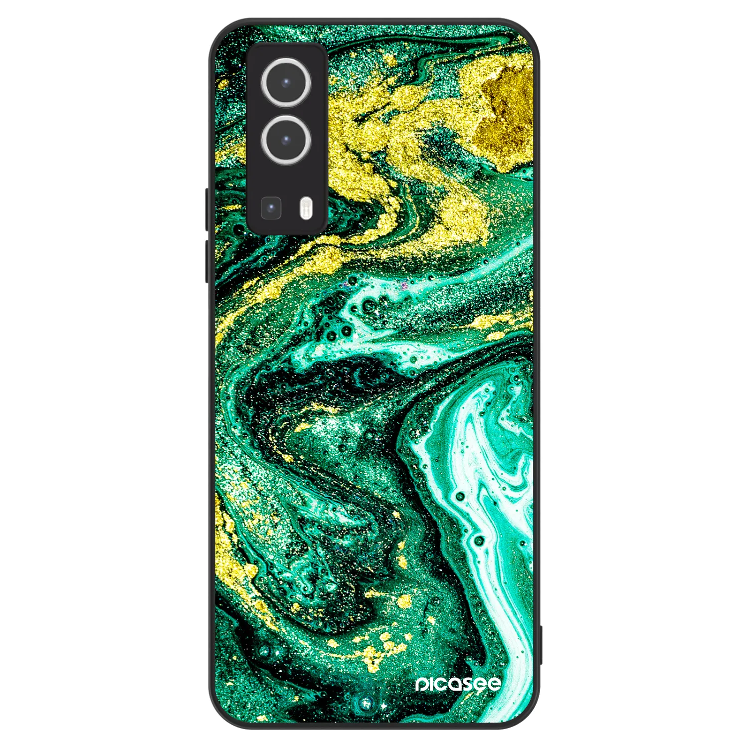 Picasee ULTIMATE CASE für Vivo Y72 5G - Green Gold