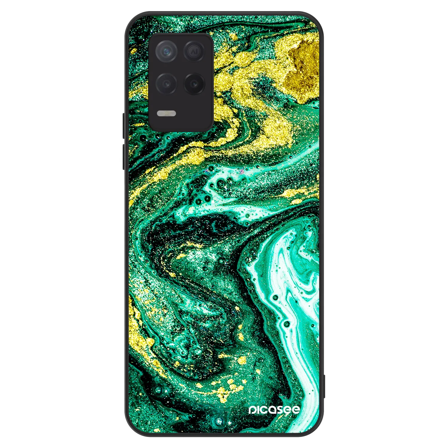Picasee ULTIMATE CASE für Realme 8 5G - Green Gold