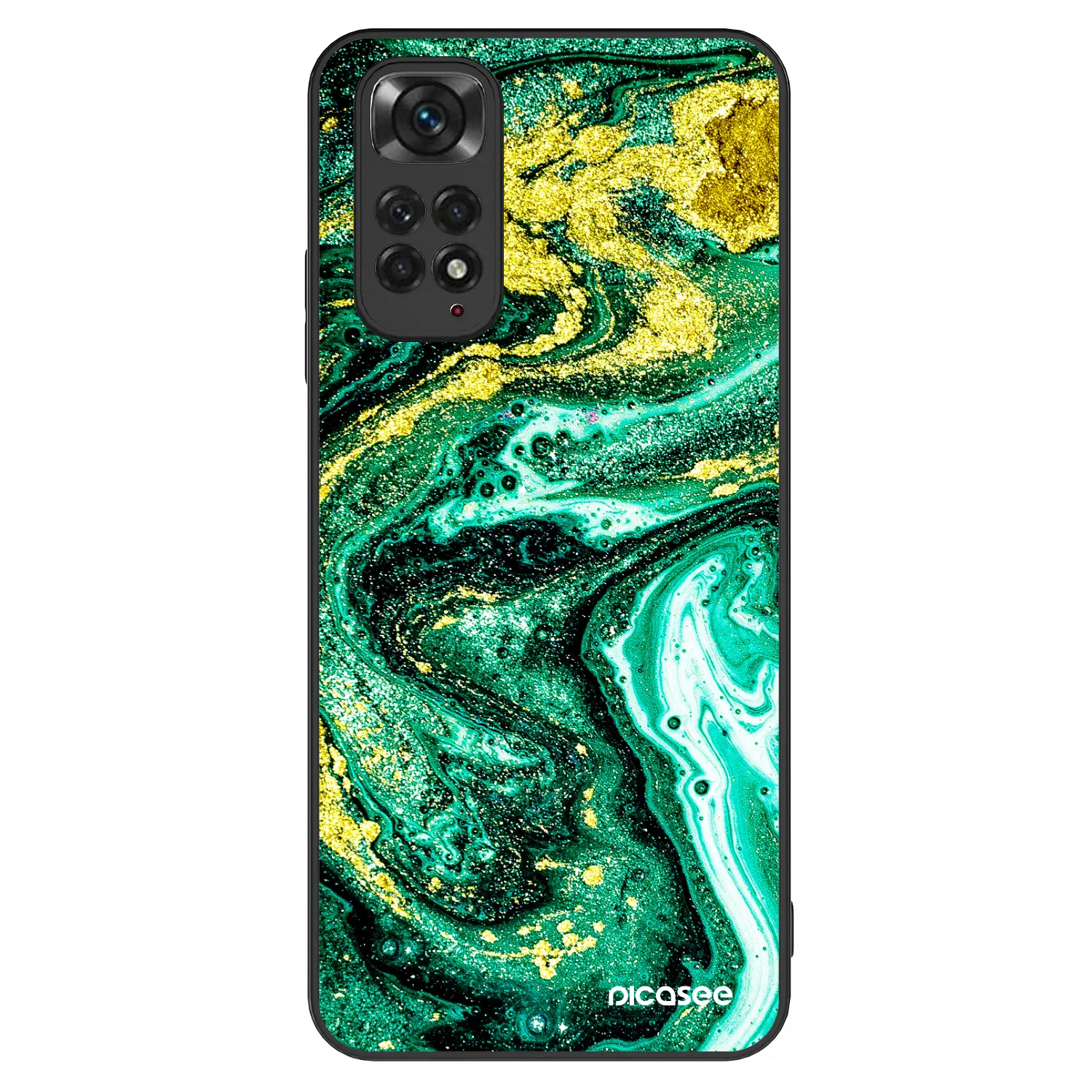 Picasee ULTIMATE CASE für Xiaomi Redmi Note 11S 4G - Green Gold