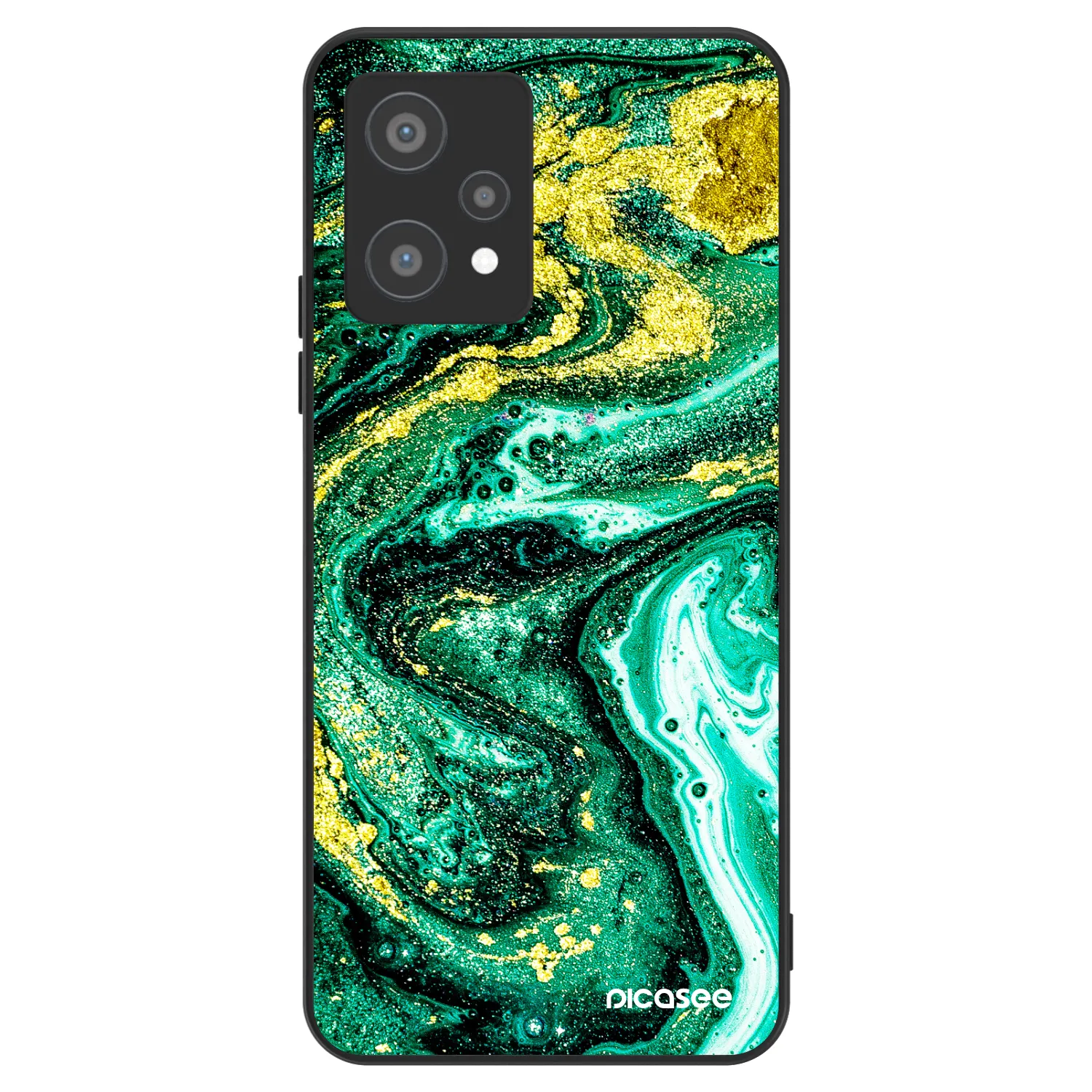 Picasee ULTIMATE CASE für Realme 9 Pro 5G - Green Gold