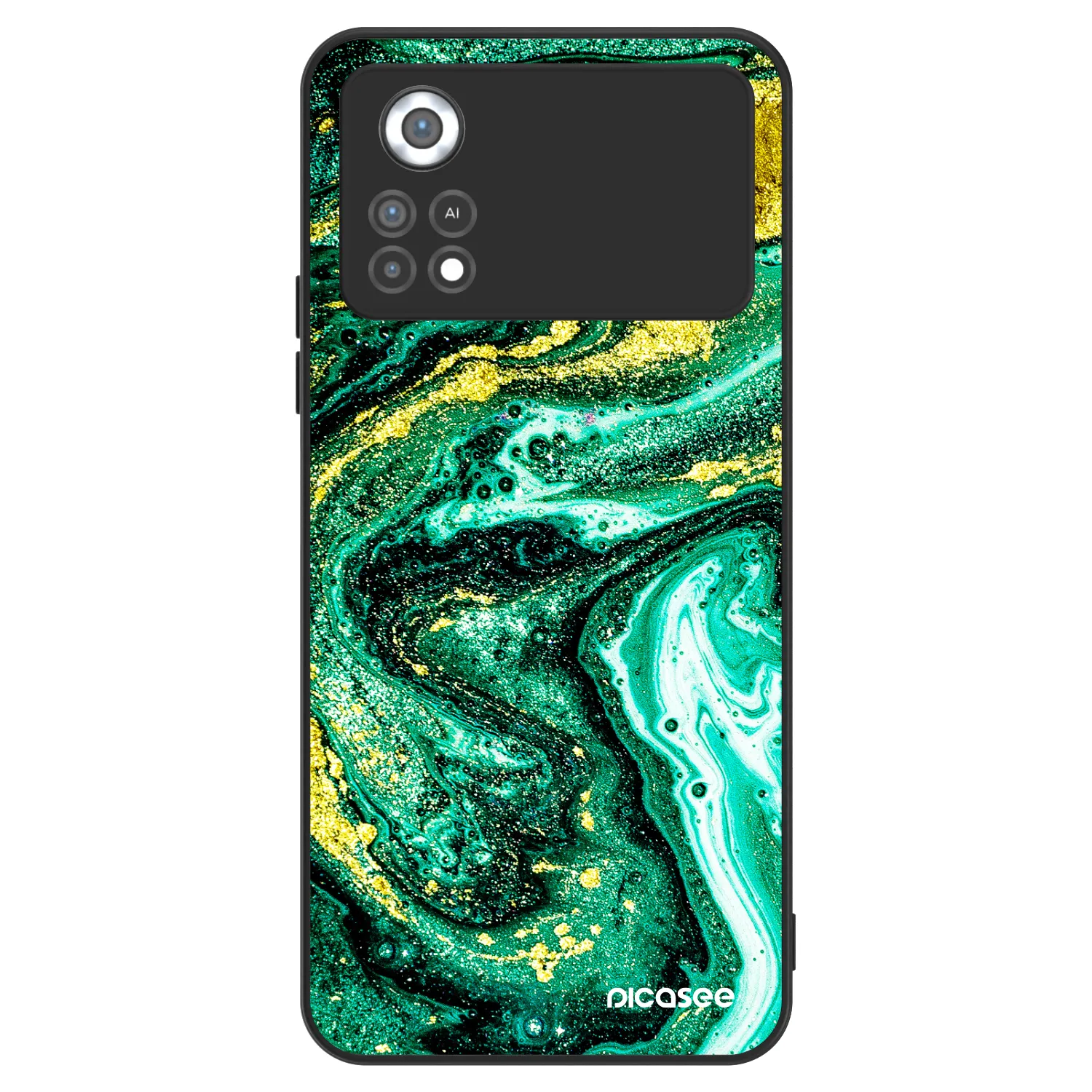 Picasee ULTIMATE CASE für Xiaomi Poco X4 Pro 5G - Green Gold
