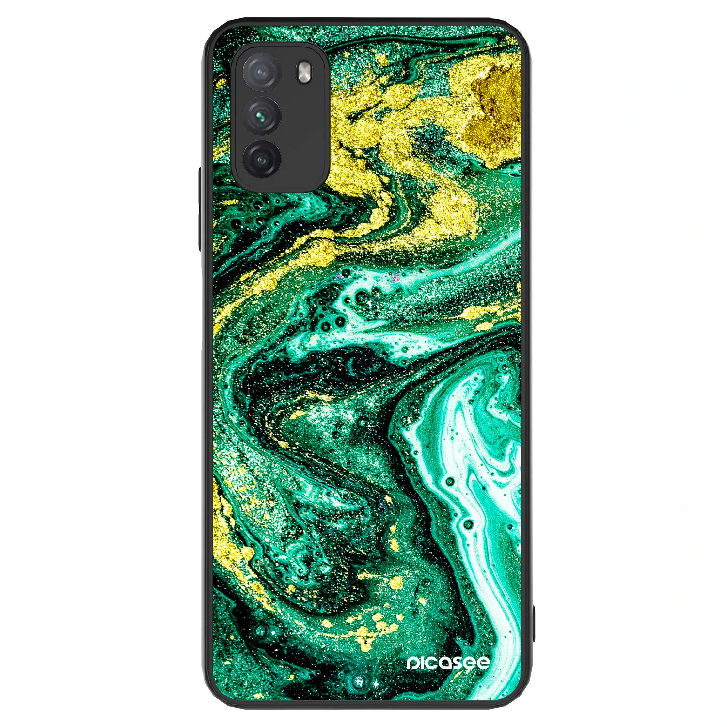 Picasee ULTIMATE CASE für Xiaomi Poco M3 - Green Gold