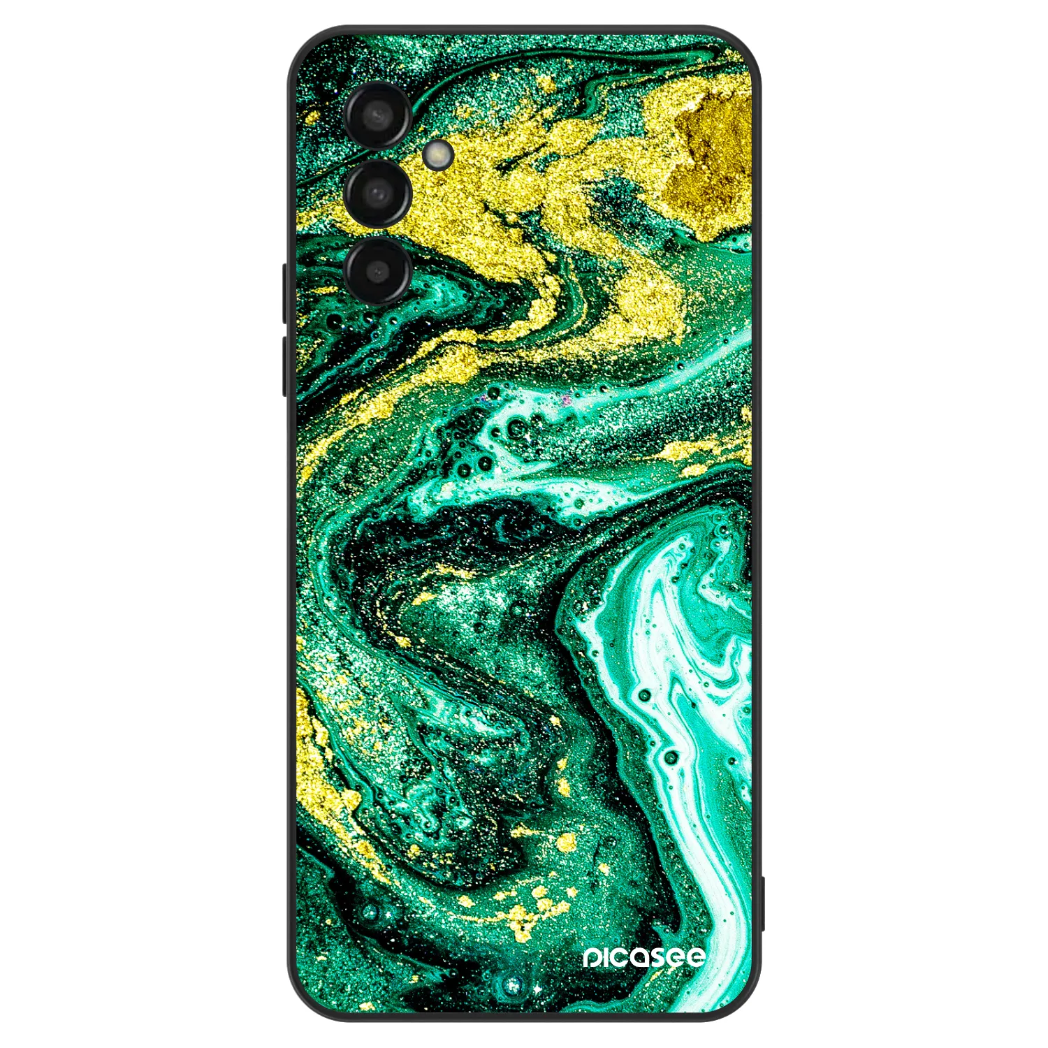 Picasee ULTIMATE CASE für Samsung Galaxy M13 M135F - Green Gold