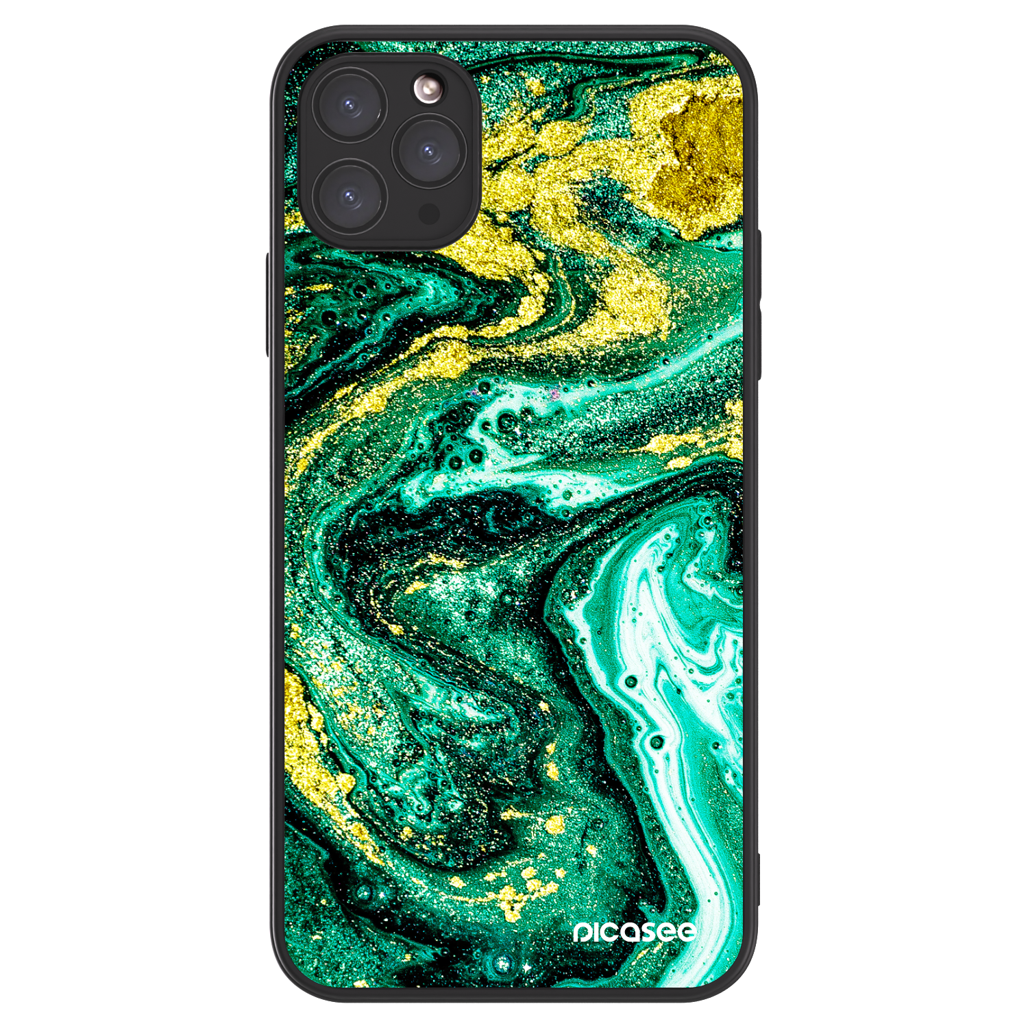 Picasee ULTIMATE CASE MagSafe für Apple iPhone 11 Pro Max - Green Gold
