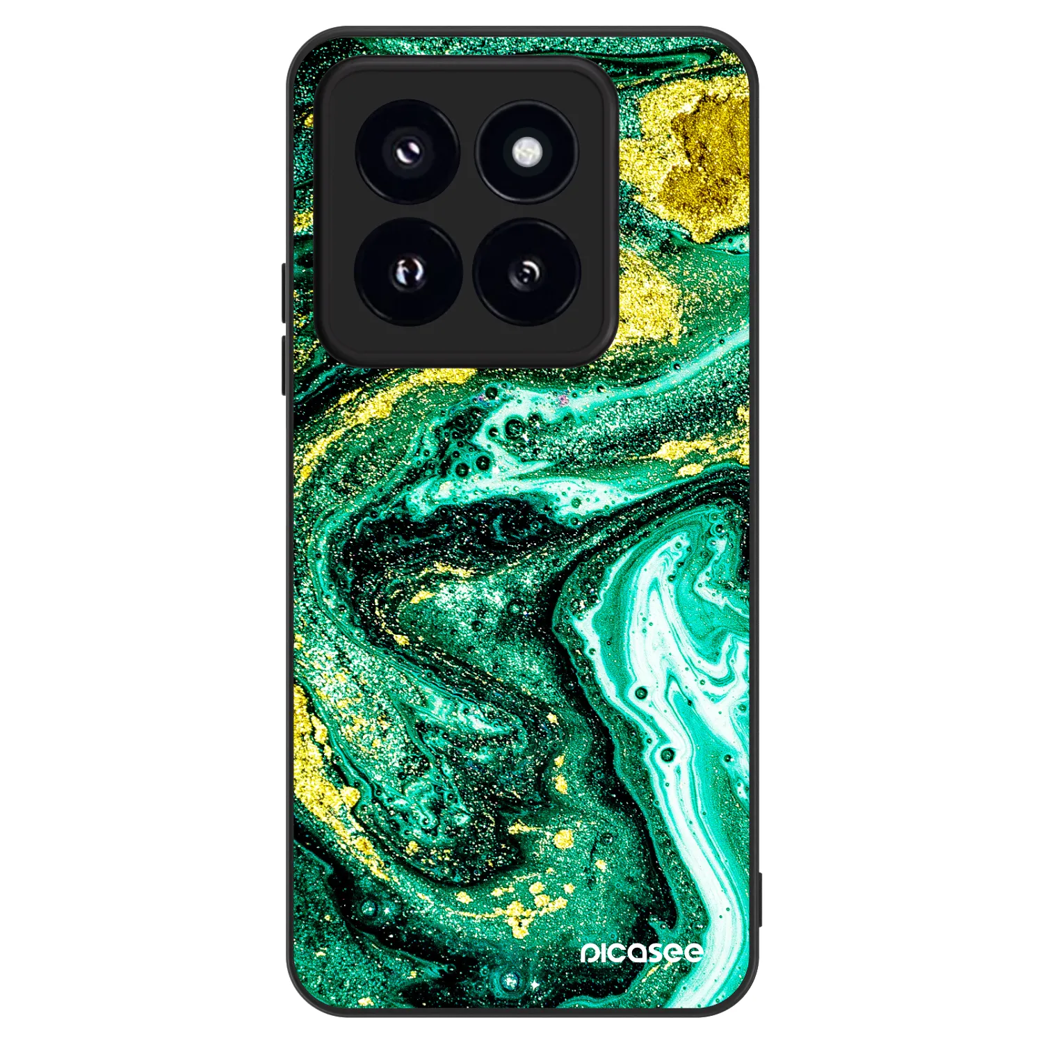Picasee ULTIMATE CASE für Xiaomi 14 Pro - Green Gold