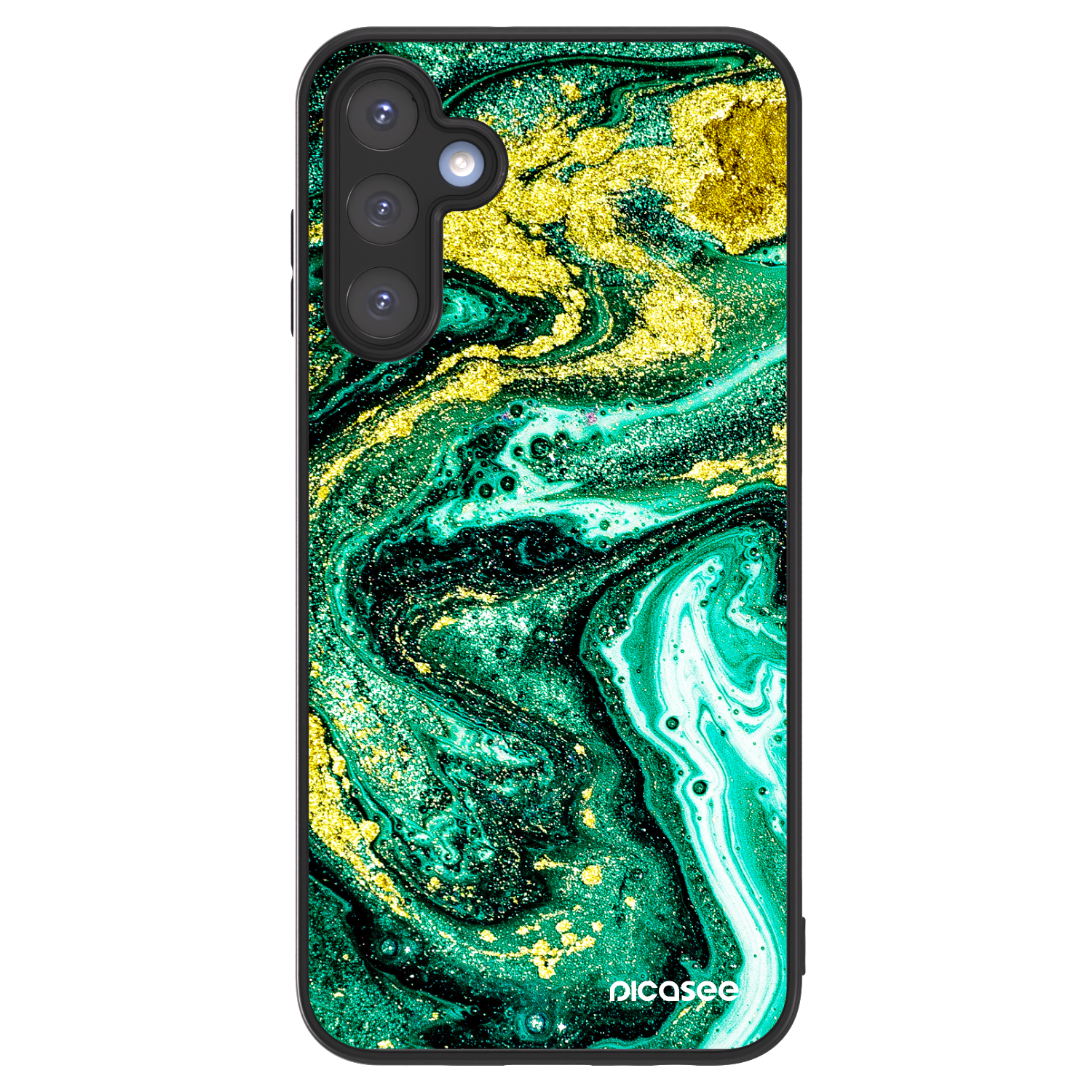 Picasee ULTIMATE CASE für Samsung Galaxy A15 A156B 5G - Green Gold