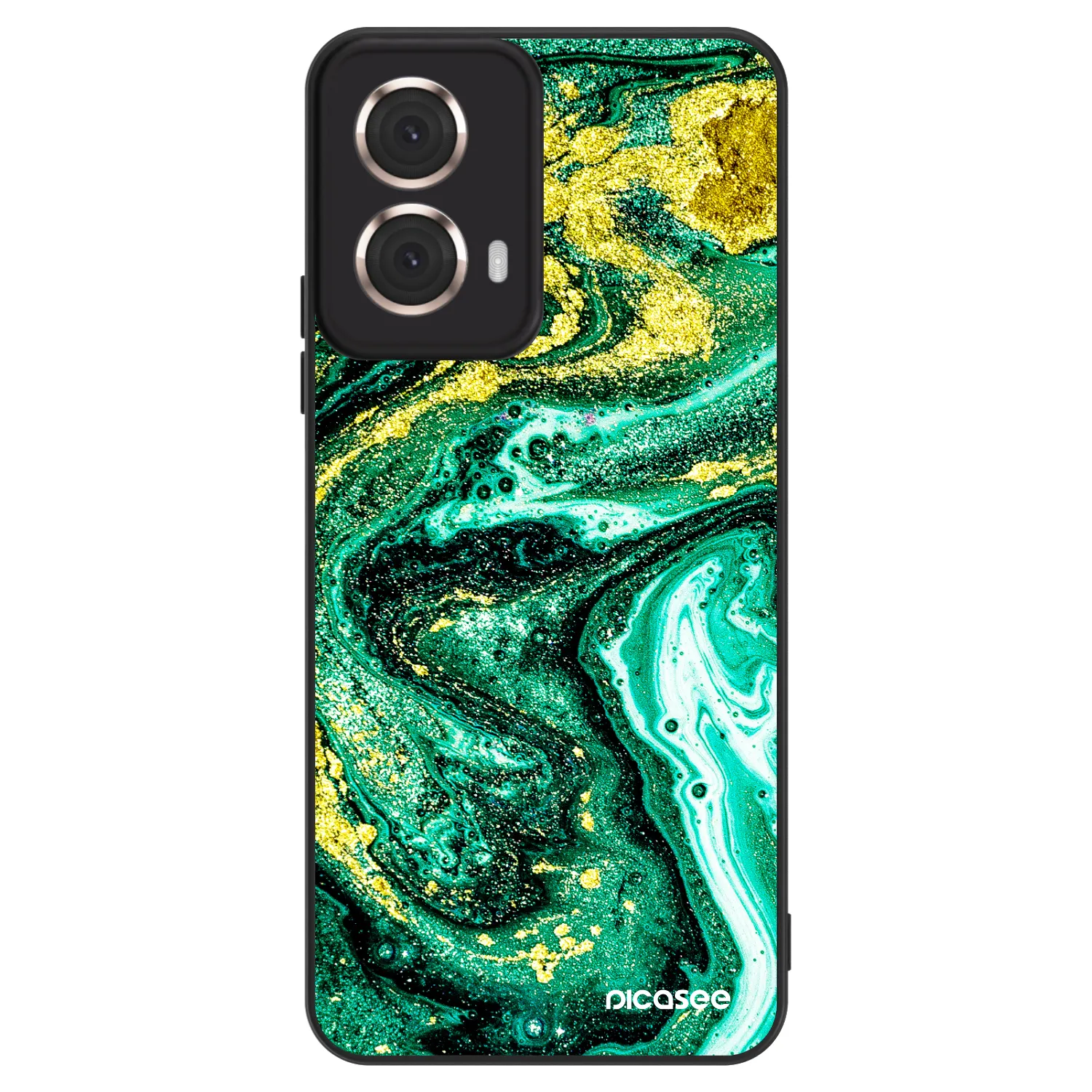 Picasee ULTIMATE CASE für Motorola Moto G85 - Green Gold
