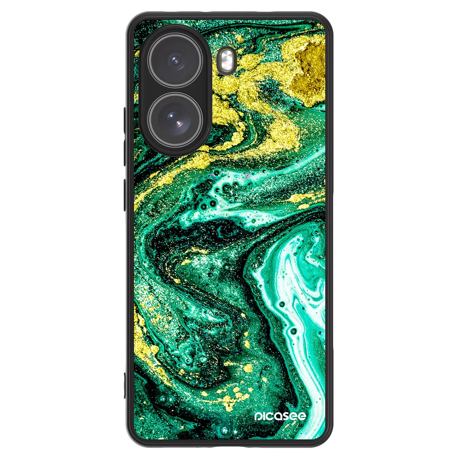Picasee ULTIMATE CASE für Xiaomi Poco X7 Pro 5G - Green Gold