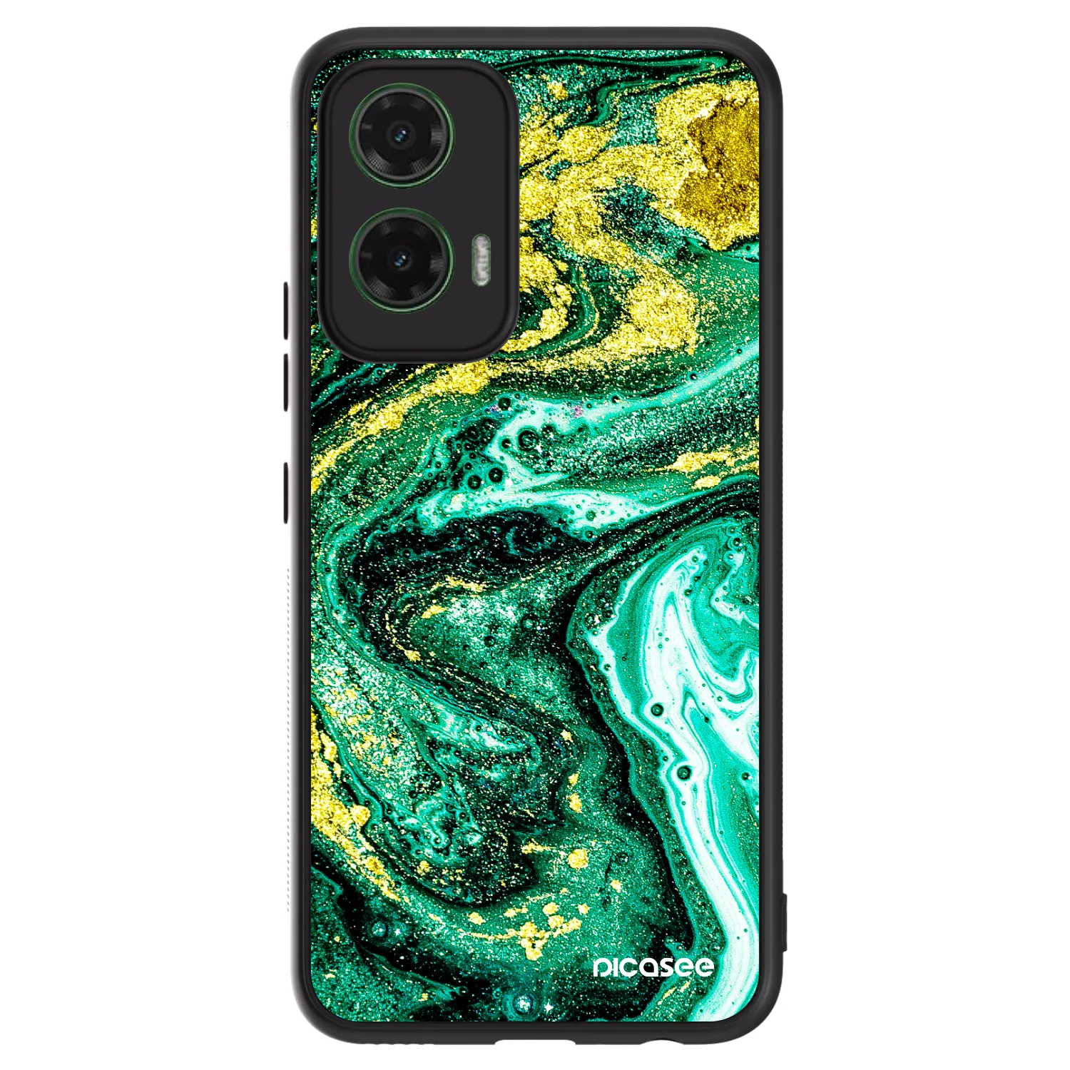 Picasee ULTIMATE CASE für Motorola Moto G35 5G - Green Gold