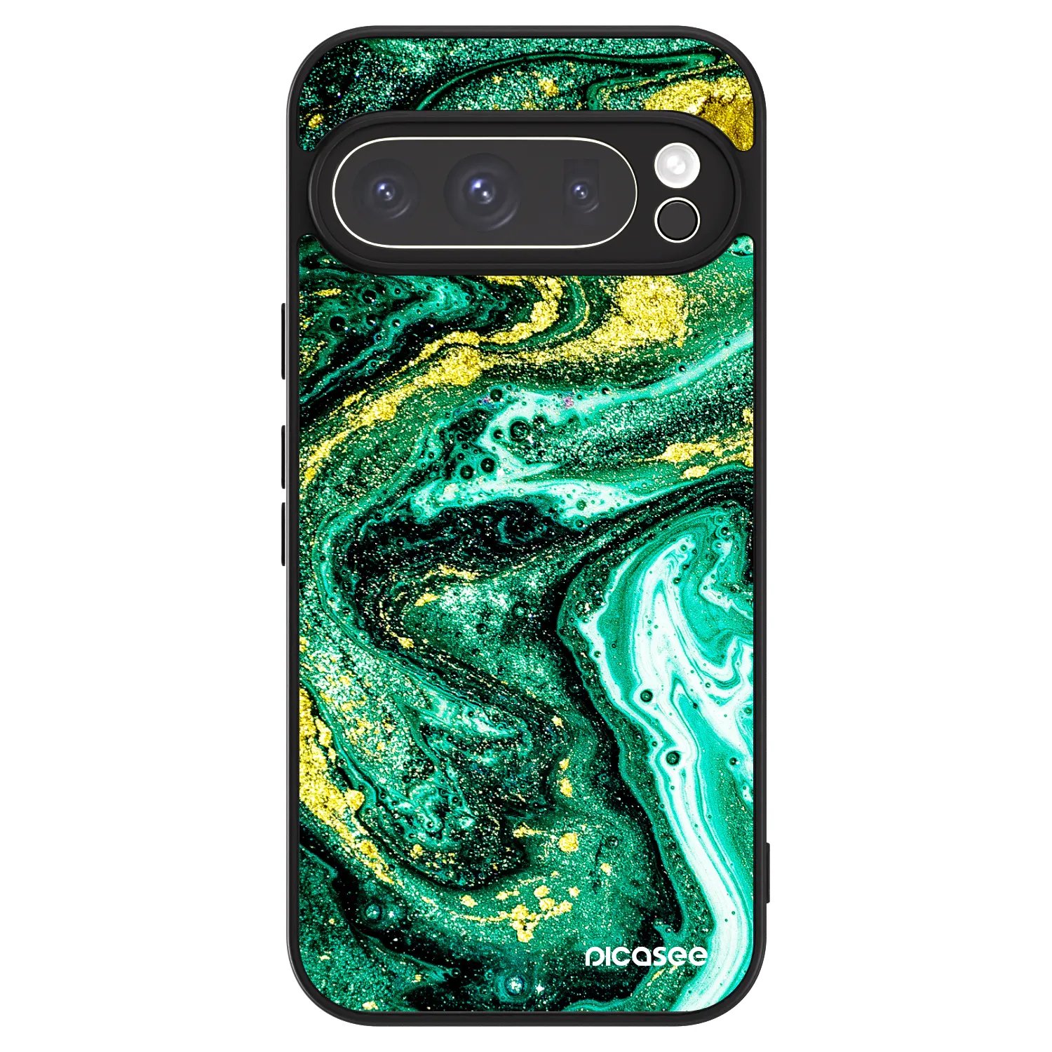 Picasee ULTIMATE CASE für Google Pixel 9 Pro - Green Gold