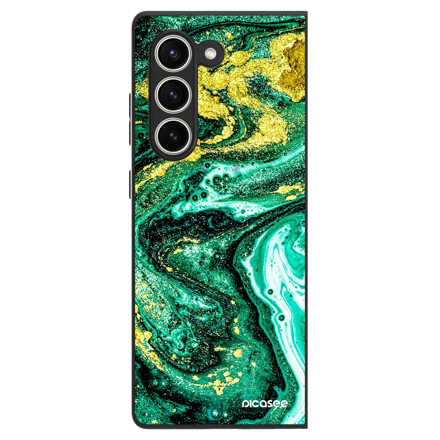 Picasee ULTIMATE CASE für Samsung Galaxy Z Fold5 5G - Green Gold
