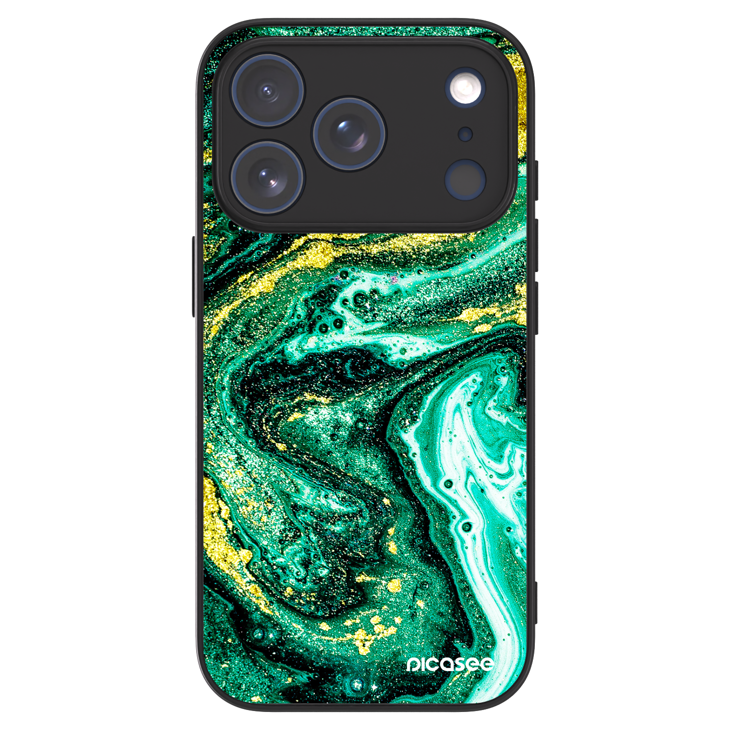 Picasee ULTIMATE CASE MagSafe für Apple iPhone 17 Pro - Green Gold