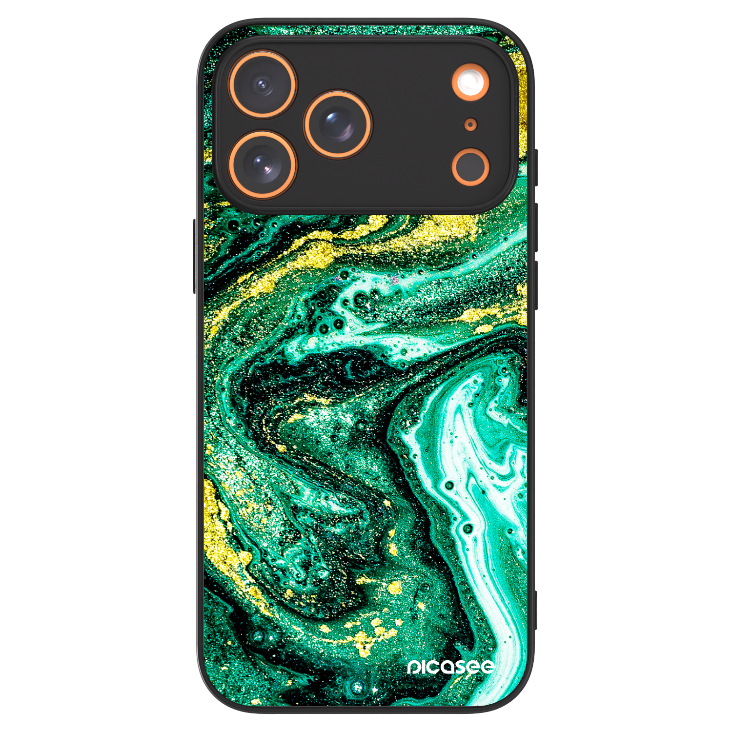 Picasee ULTIMATE CASE MagSafe für Apple iPhone 17 Pro Max - Green Gold