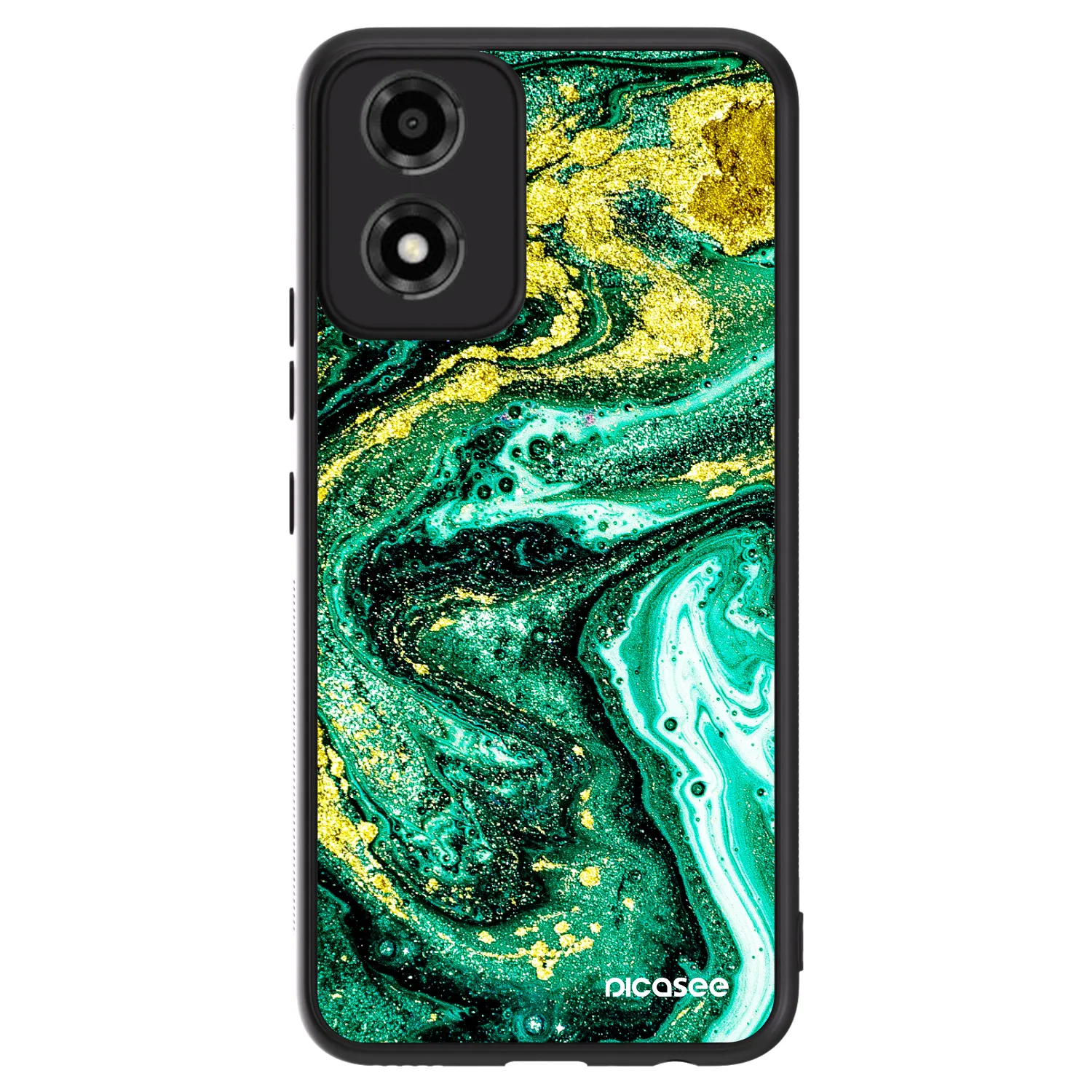 Picasee ULTIMATE CASE für Motorola Moto E14 - Green Gold